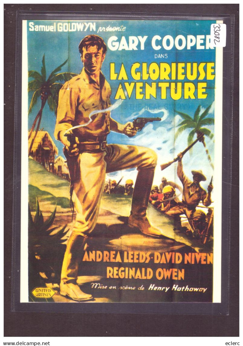 FORMAT 10x15cm - AFFICHE DU FILM  " LA GLORIEUSE AVENTURE " - TB - Affiches Sur Carte