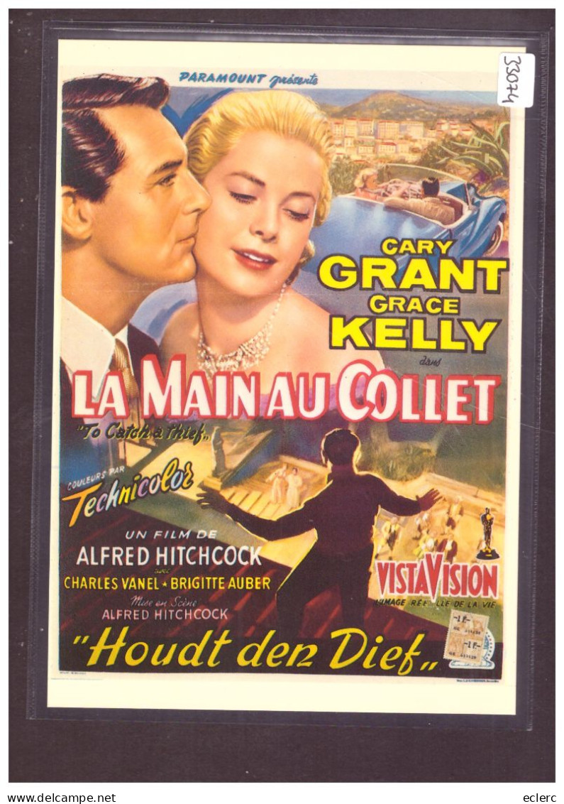 FORMAT 10x15cm - AFFICHE DU FILM  " LA MAIN AU COLLET " - TB - Affiches Sur Carte