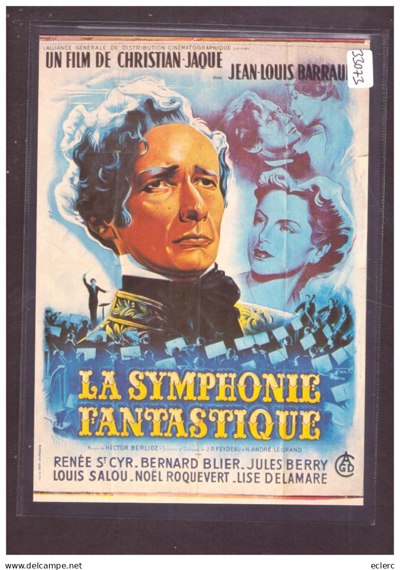 FORMAT 10x15cm - AFFICHE DU FILM  " LA SYMPHONIE FANTASTIQUE " - TB - Affiches Sur Carte