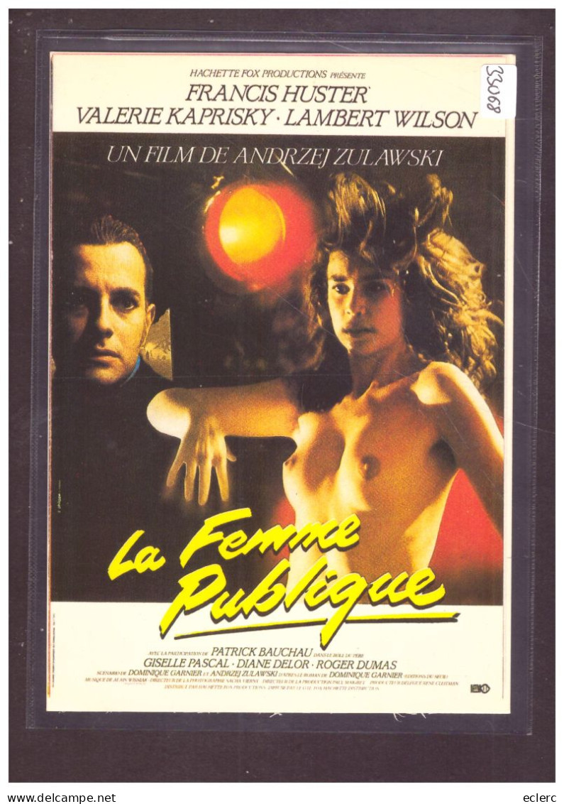 FORMAT 10x15cm - AFFICHE DU FILM  " LA FEMME PUBLIQUE " - TB - Affiches Sur Carte