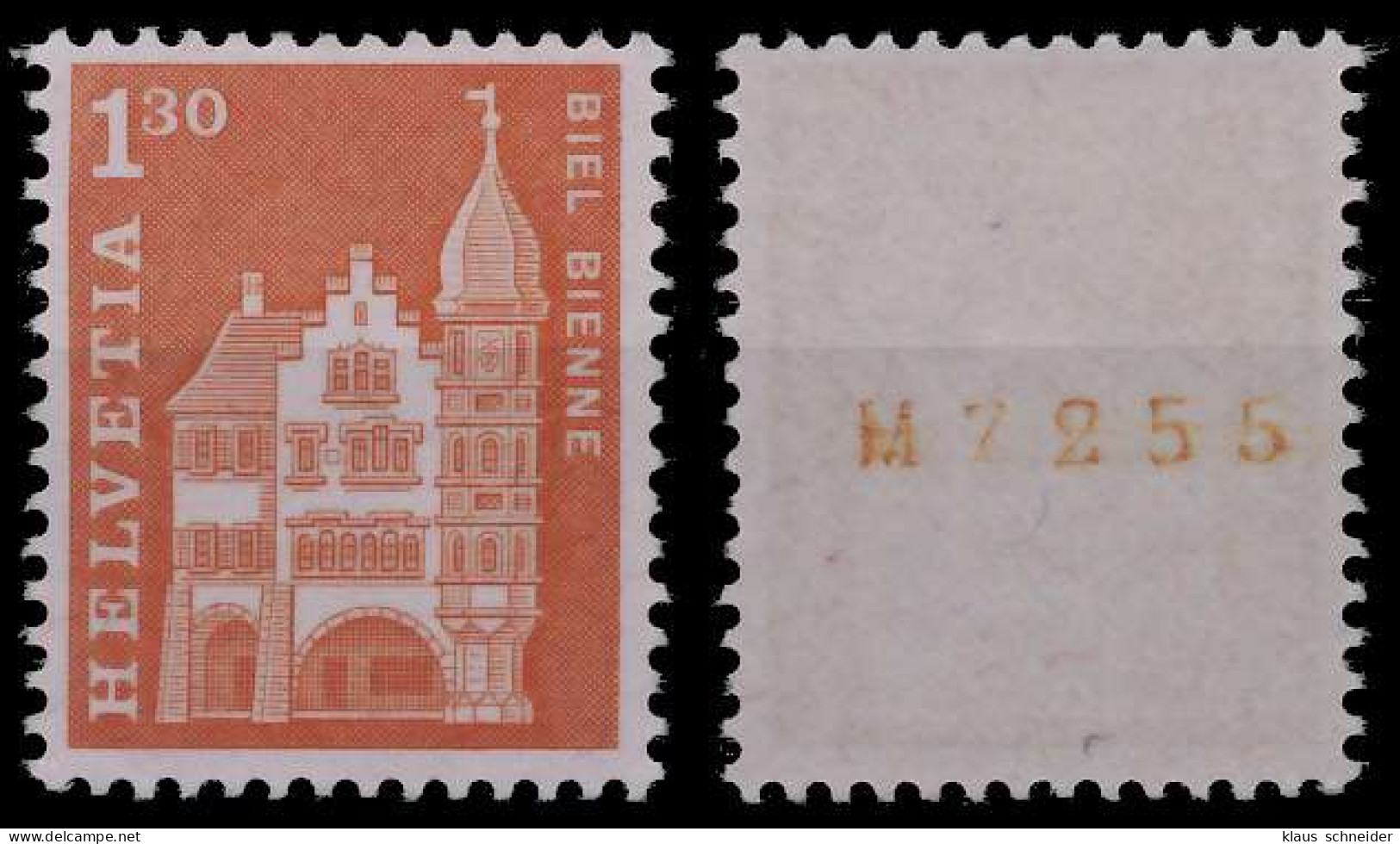 SCHWEIZ ROLLENMARKEN Nr 764R L-P Postfrisch X67953A - Coil Stamps