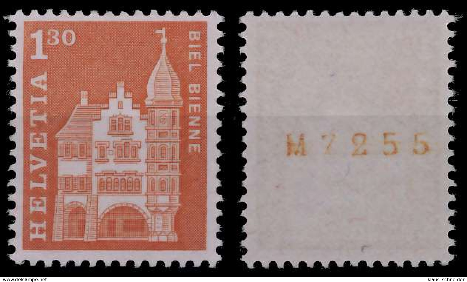 SCHWEIZ ROLLENMARKEN Nr 764R L-P Postfrisch X67953A - Rouleaux