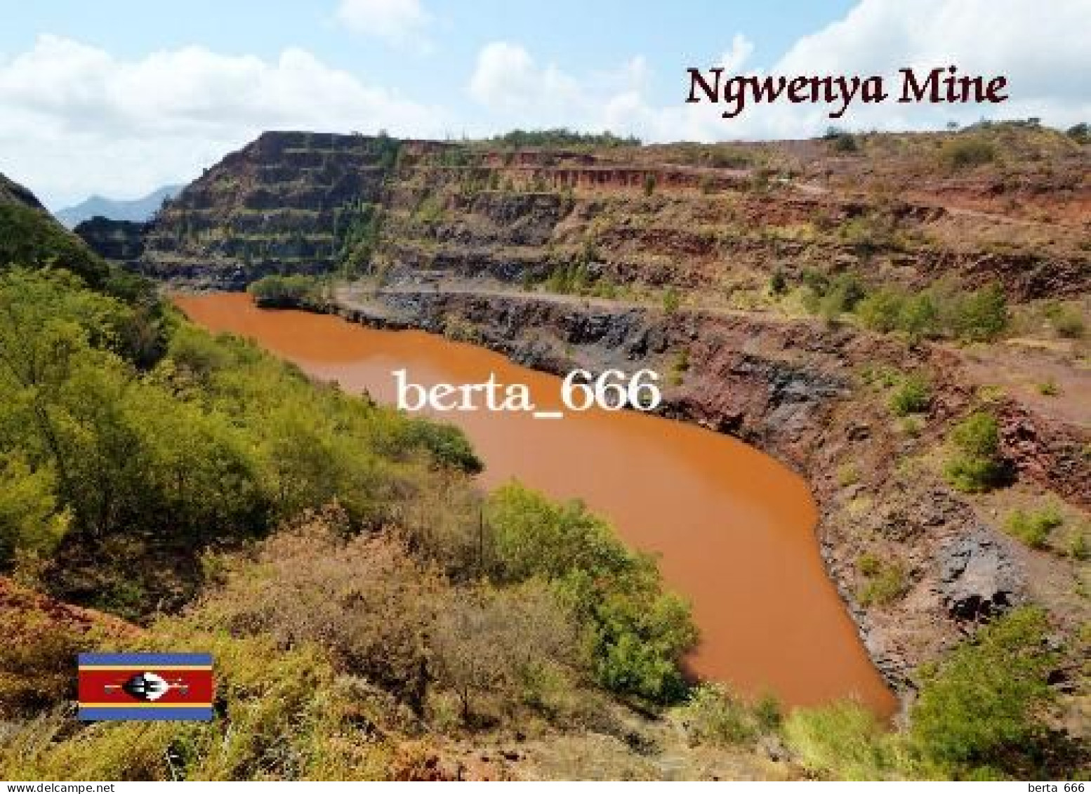 Eswatini Ngwenya Mine Swaziland New Postcard - Swasiland