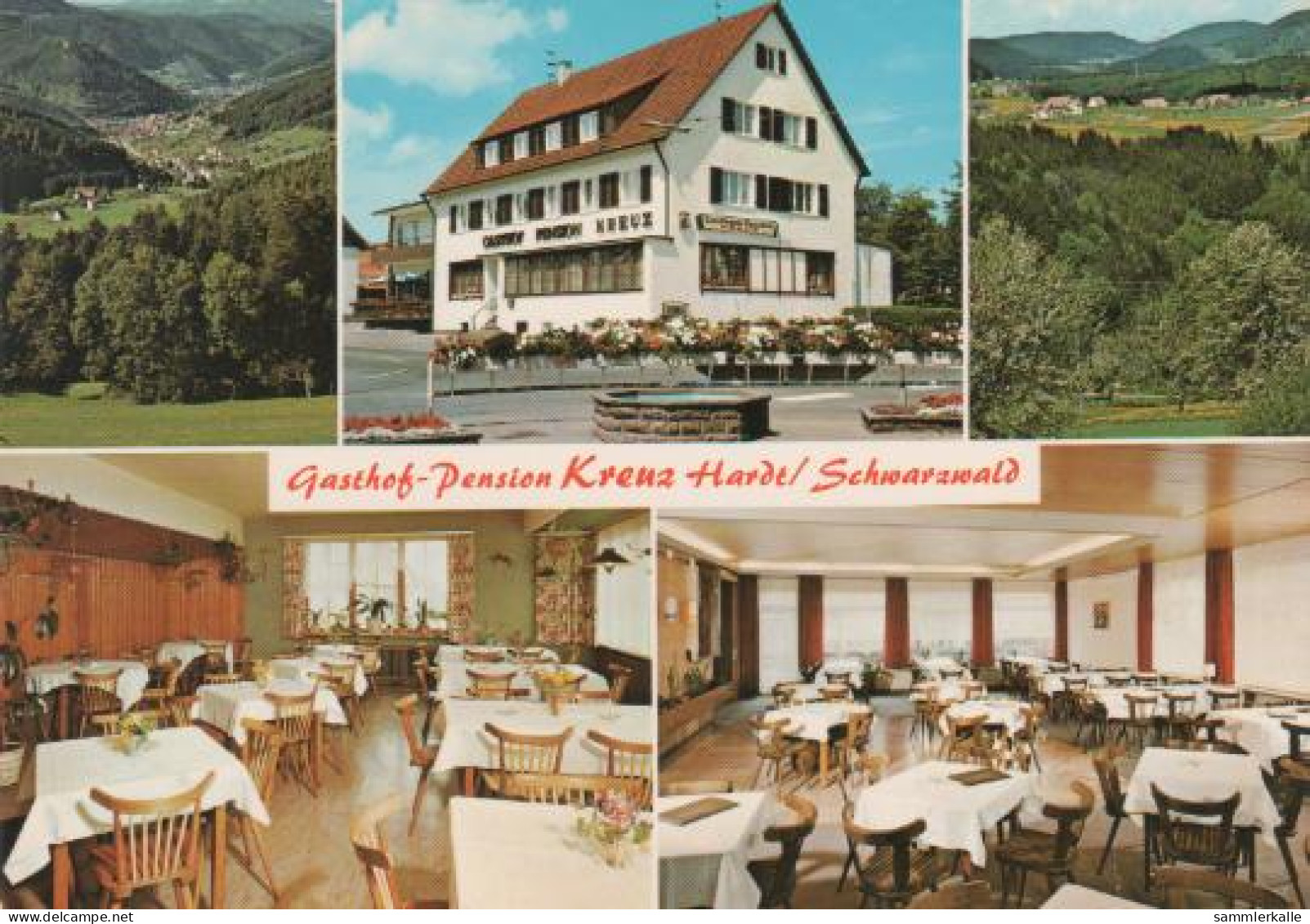 1461 - Hardt - Gasthof-Pension Kreuz, Hardt/Schwarzwald - Ca. 1980 - Rottweil