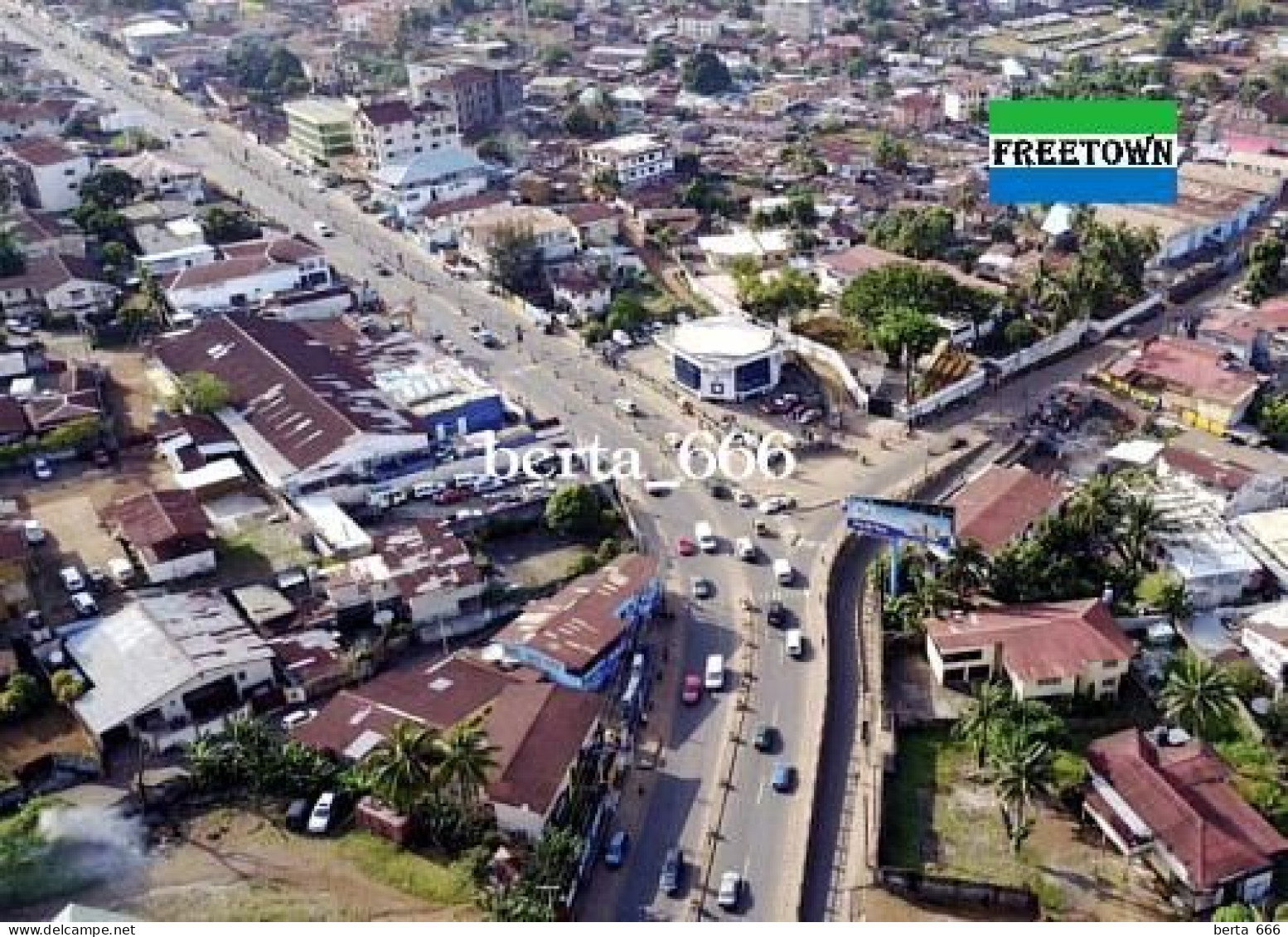 Sierra Leone Freetown Aerial View New Postcard - Sierra Leone