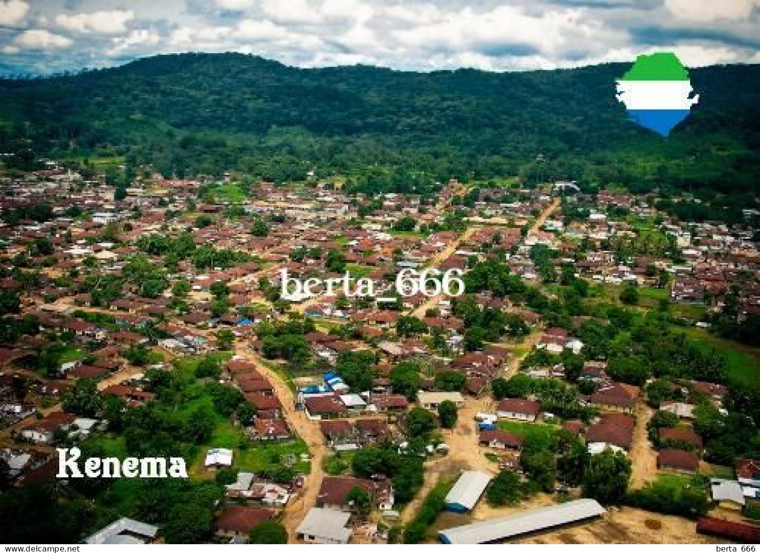 Sierra Leone Kenema Aerial View New Postcard - Sierra Leona