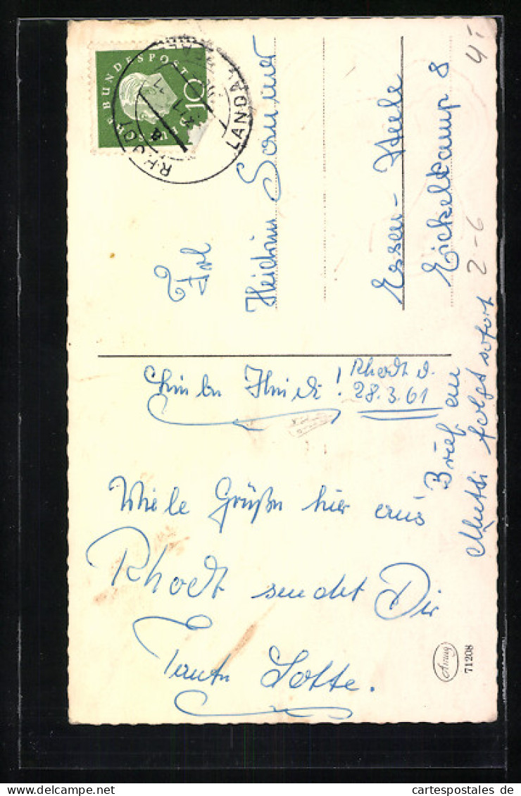 AK Briefmarkensprache Für Verliebte  - Stamps (pictures)