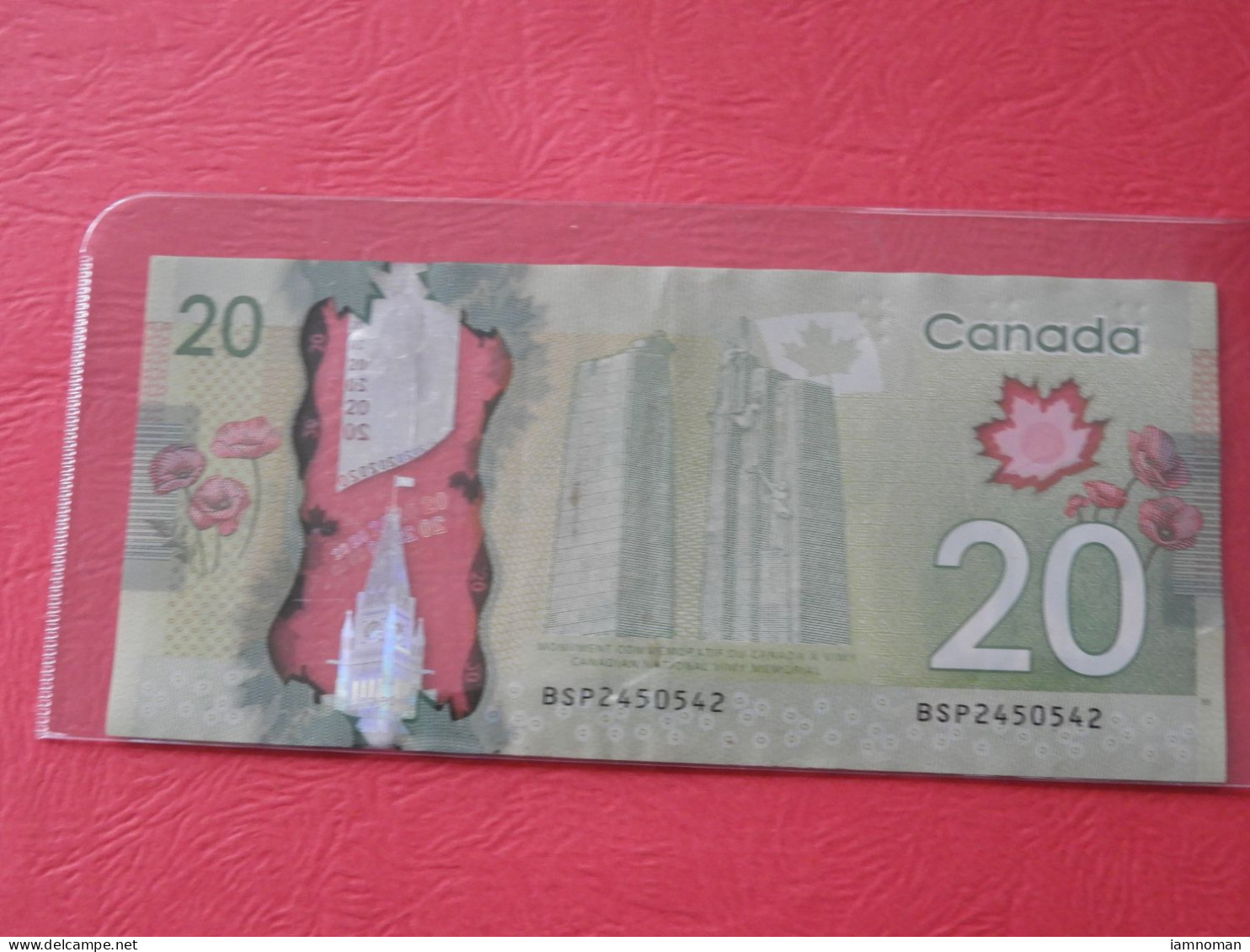 2012 $20 RADAR NOTE (BSP 2450542) - Canada