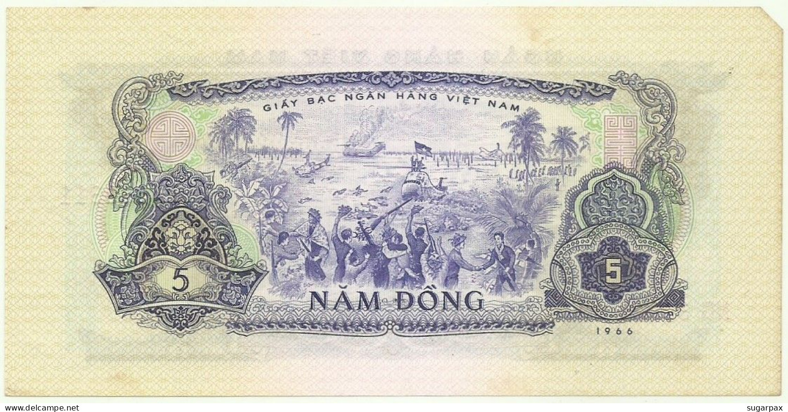 SOUTH VIET NAM - 5 Dông - 1966 ( 1975 ) - P 42 - Serie NG - VIETNAM - Viêt-Nam