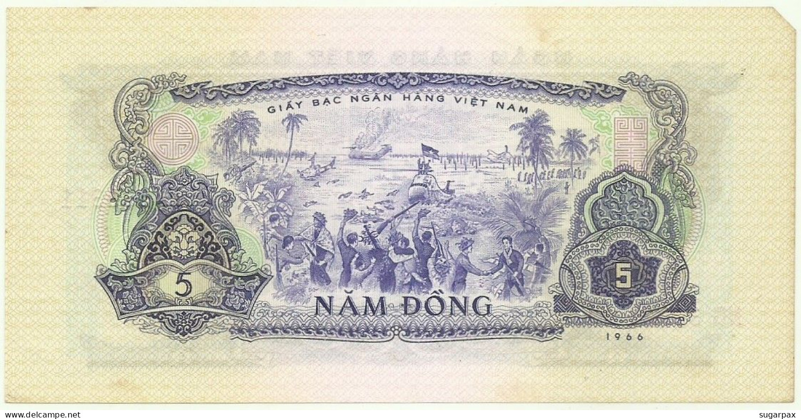 SOUTH VIET NAM - 5 Dông - 1966 ( 1975 ) - P 42 - Serie NG - VIETNAM - Vietnam