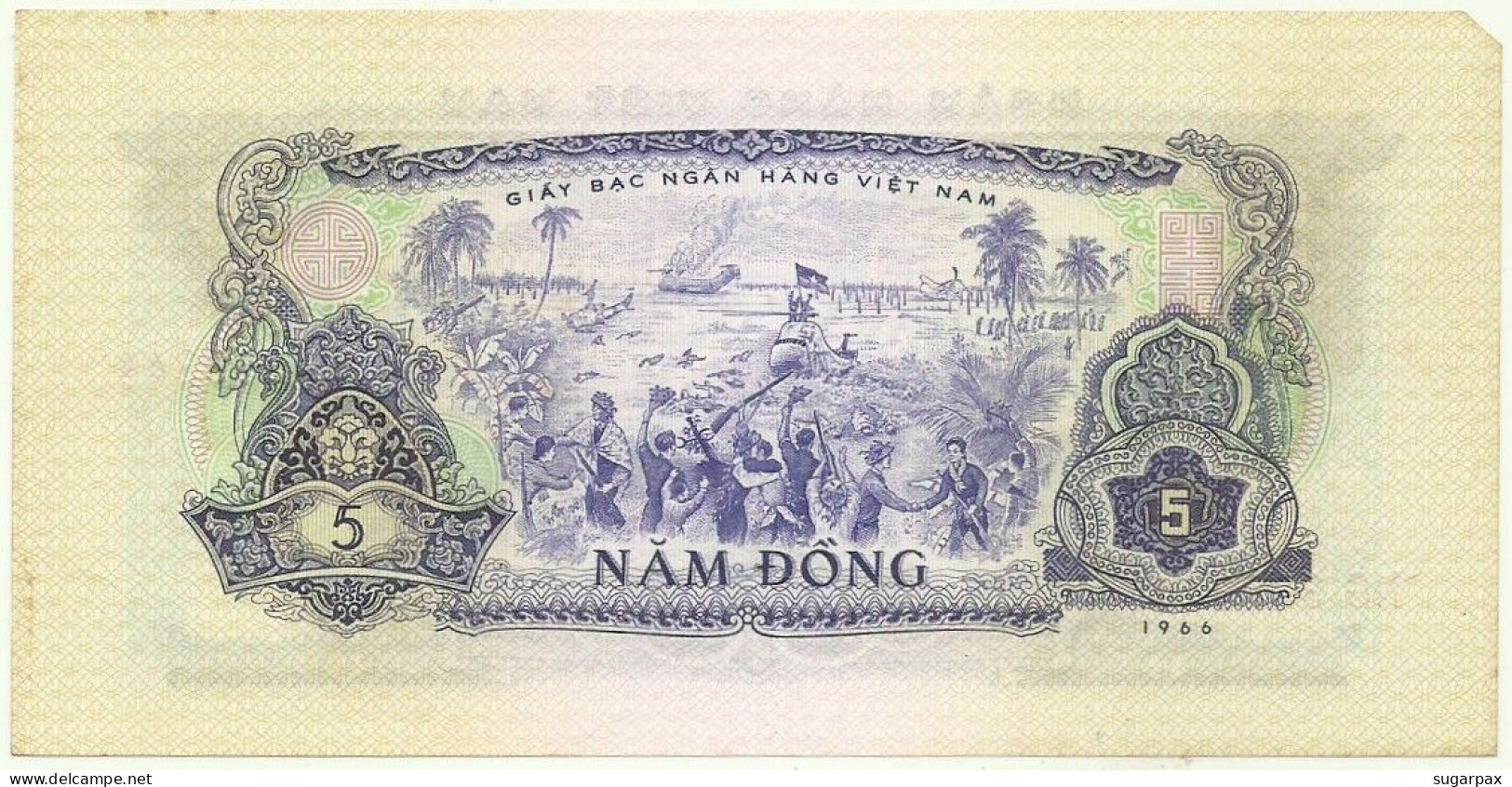 SOUTH VIET NAM - 5 Dông - 1966 ( 1975 ) - P 42 - Serie NG - VIETNAM - Vietnam