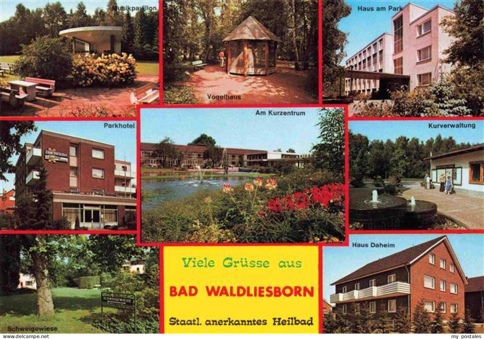 73968717 Bad_Waldliesborn Musikpavillon Vogelhaus Haus Am Park Parkhotel Am Kurz - Lippstadt