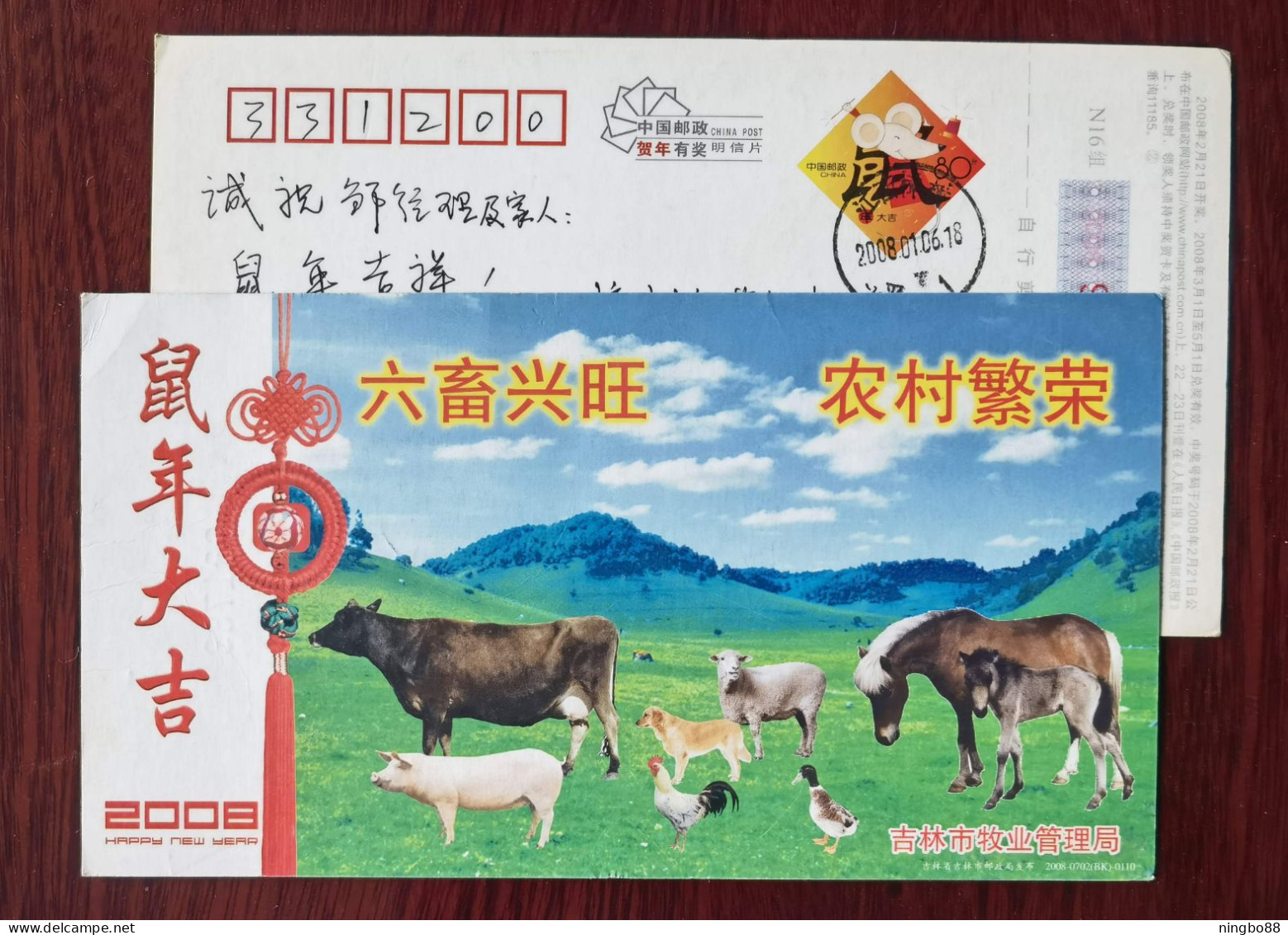 Cattle,sheep,horse,pig,chicken,duck,dog,CN 08 Jilin City Animal Husbandry Administration Bureau Rural Prosperity PSC - Farm