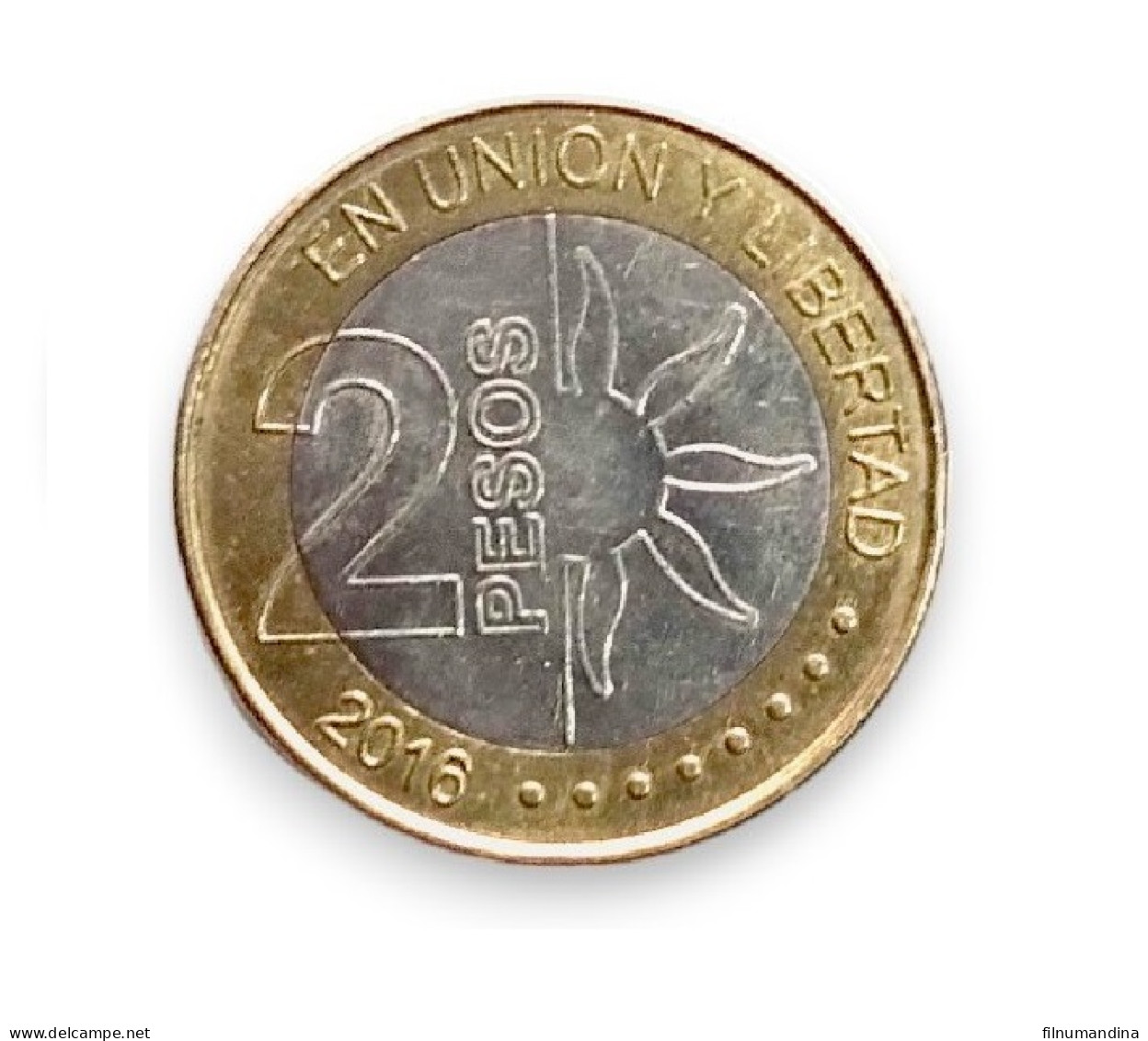 ARGENTINA 2 PESOS 2016 BIMETALLIC 200th Anniversary Of Independence - Argentine