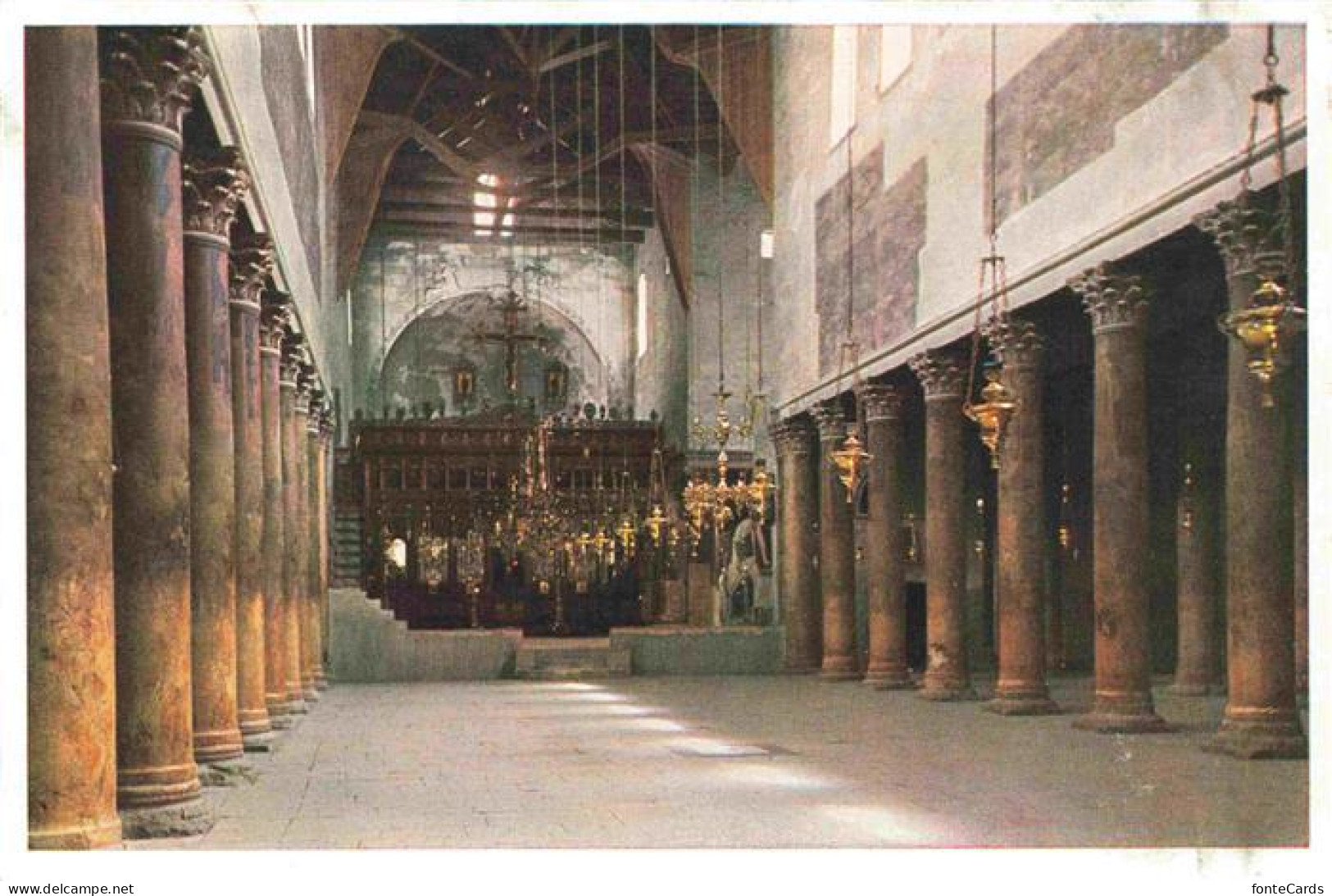 73968767 Bethlehem__Yerushalayim_Israel Inneres Der Geburtskirche - Israel