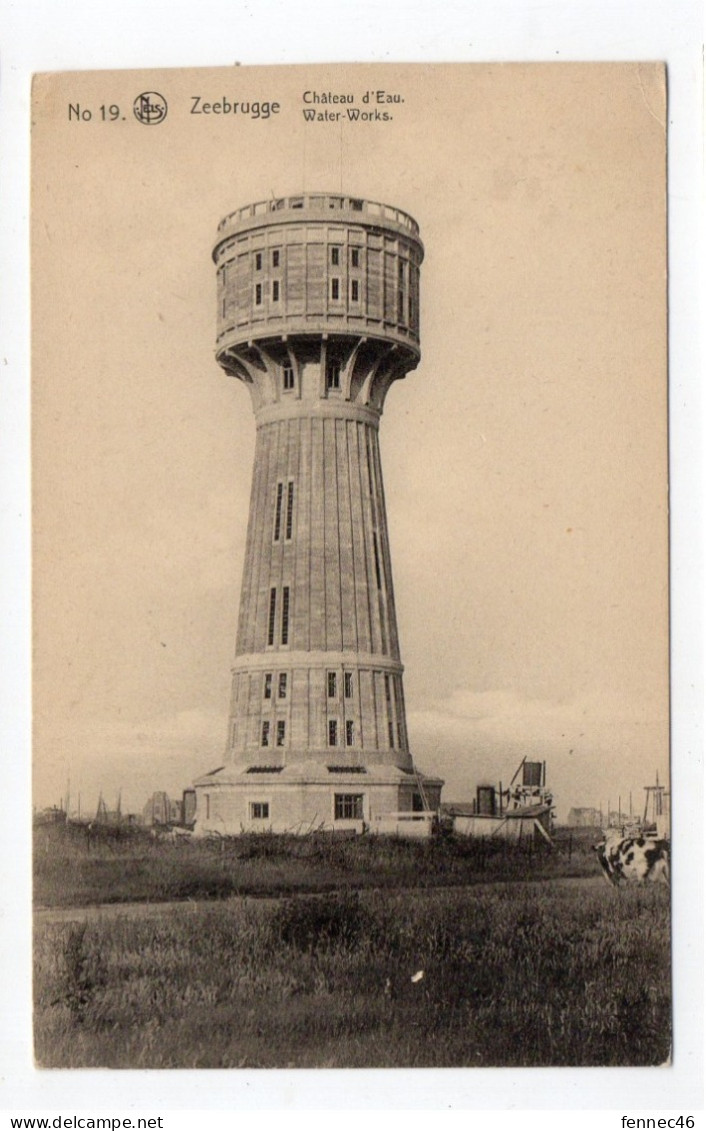 BELGIQUE - ZEEBRUGGE (Zeebruges) - Château D'Eau - Water-Works  (J120) - Zeebrugge