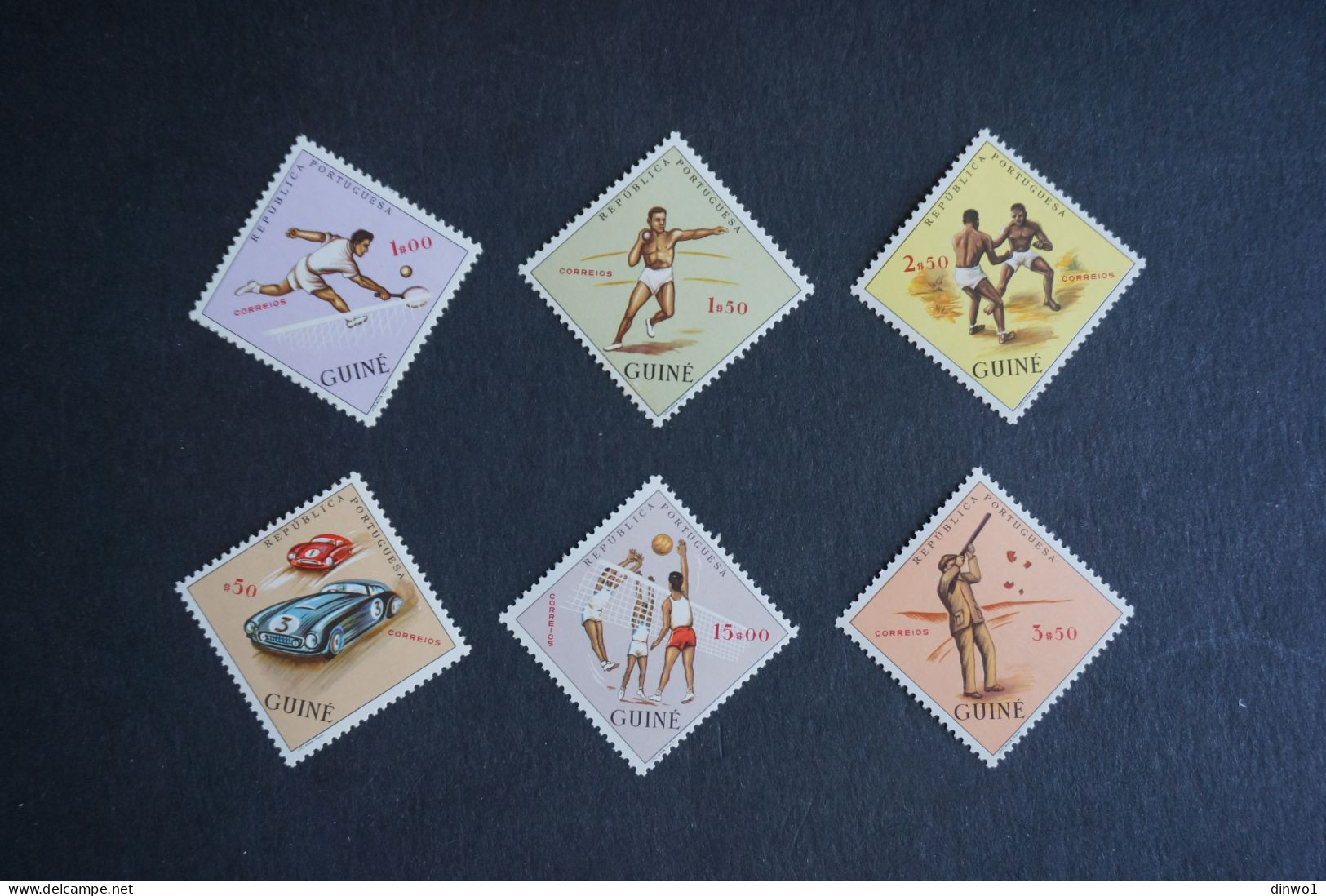 (M) Portuguese Guinea - 1962 Sports Complete Set - Af. 289 To 294 - MNH - Guinea Portuguesa