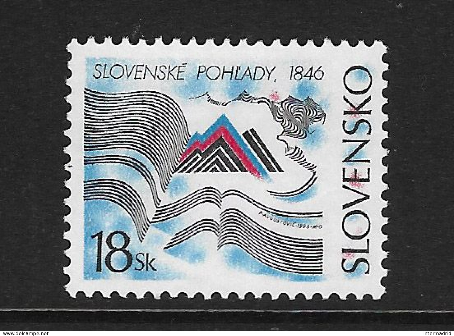 ESLOVAQUIA. Yvert Nº 214 Nuevo Y Defectuoso - Unused Stamps