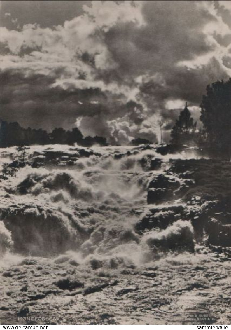 36156 - Norwegen - Honefoss - Wasserfall - Ca. 1950 - Norvège