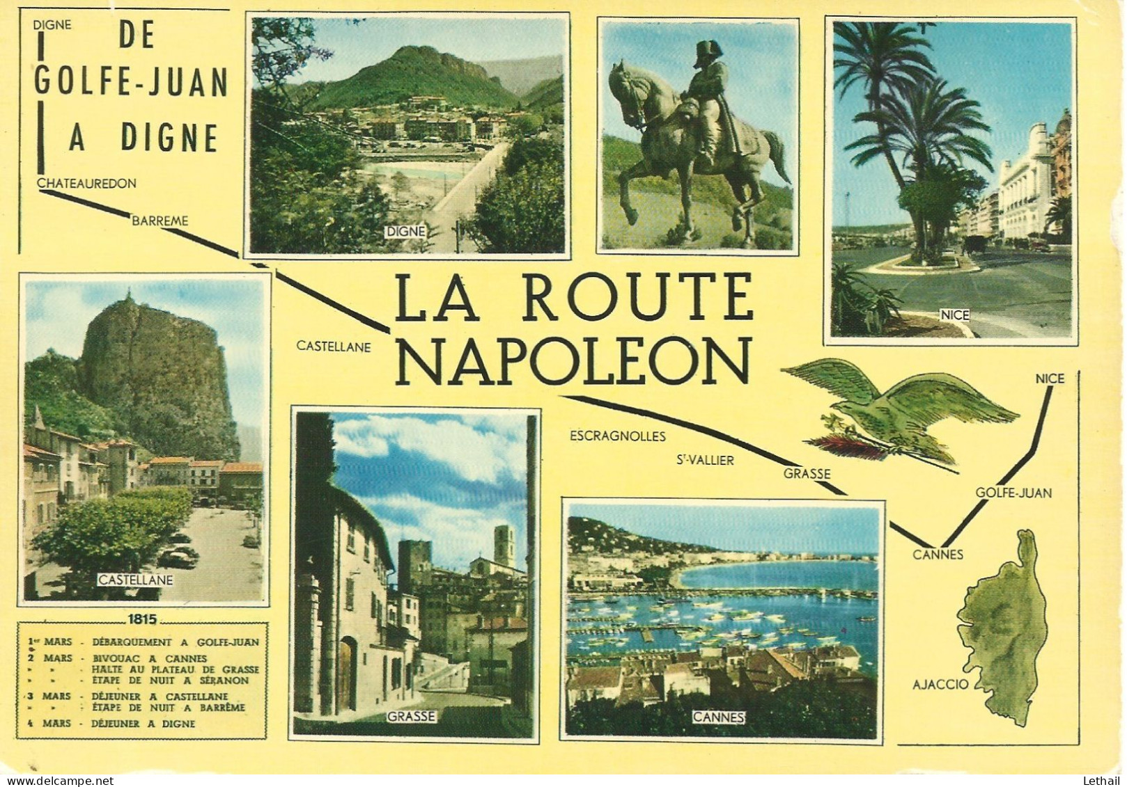 Ref ( 19760 )     La Route Napoleon - Landkarten