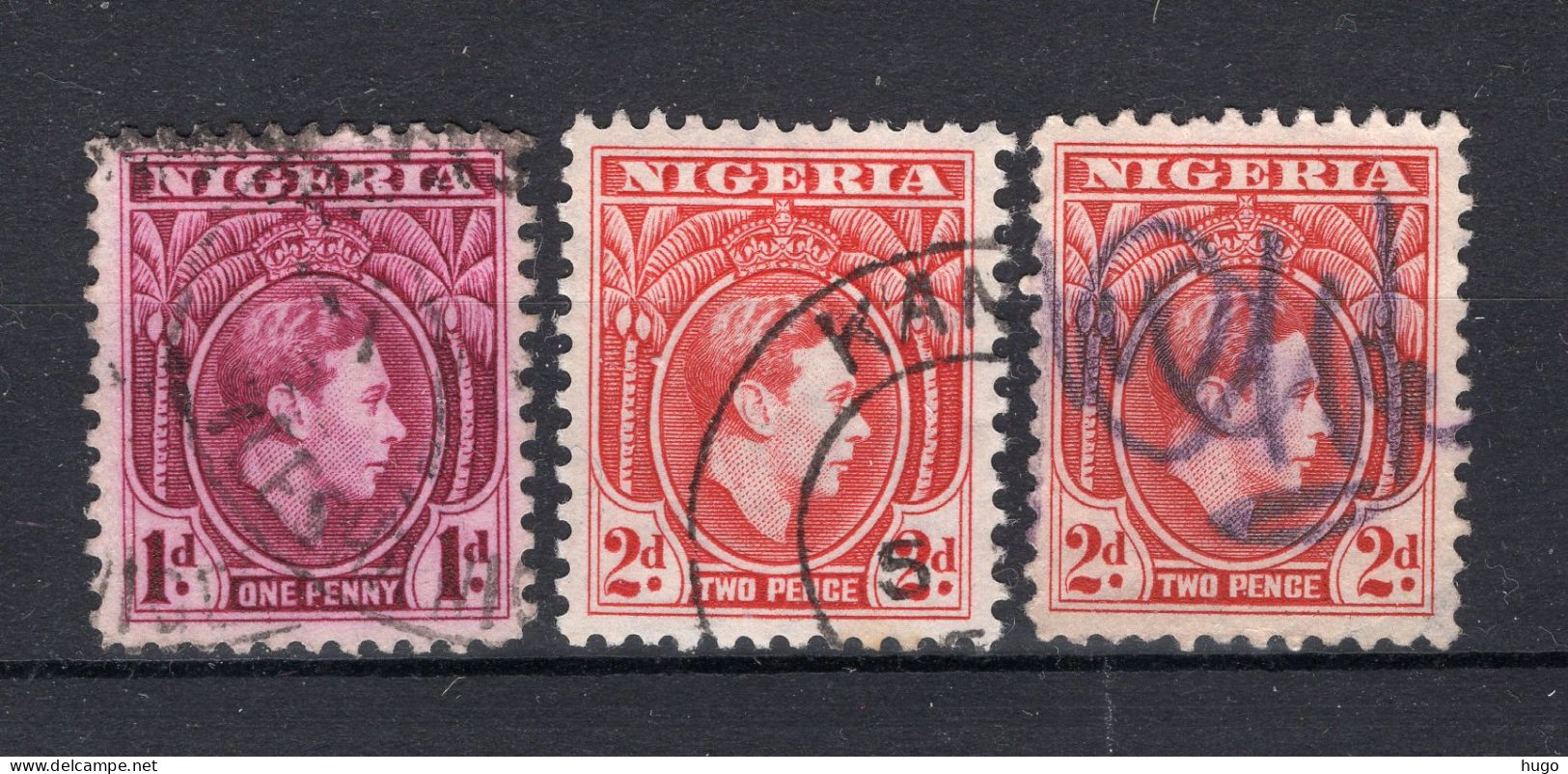 NIGERIA Yt. 63/64° Gestempeld 1944 - Nigeria (...-1960)