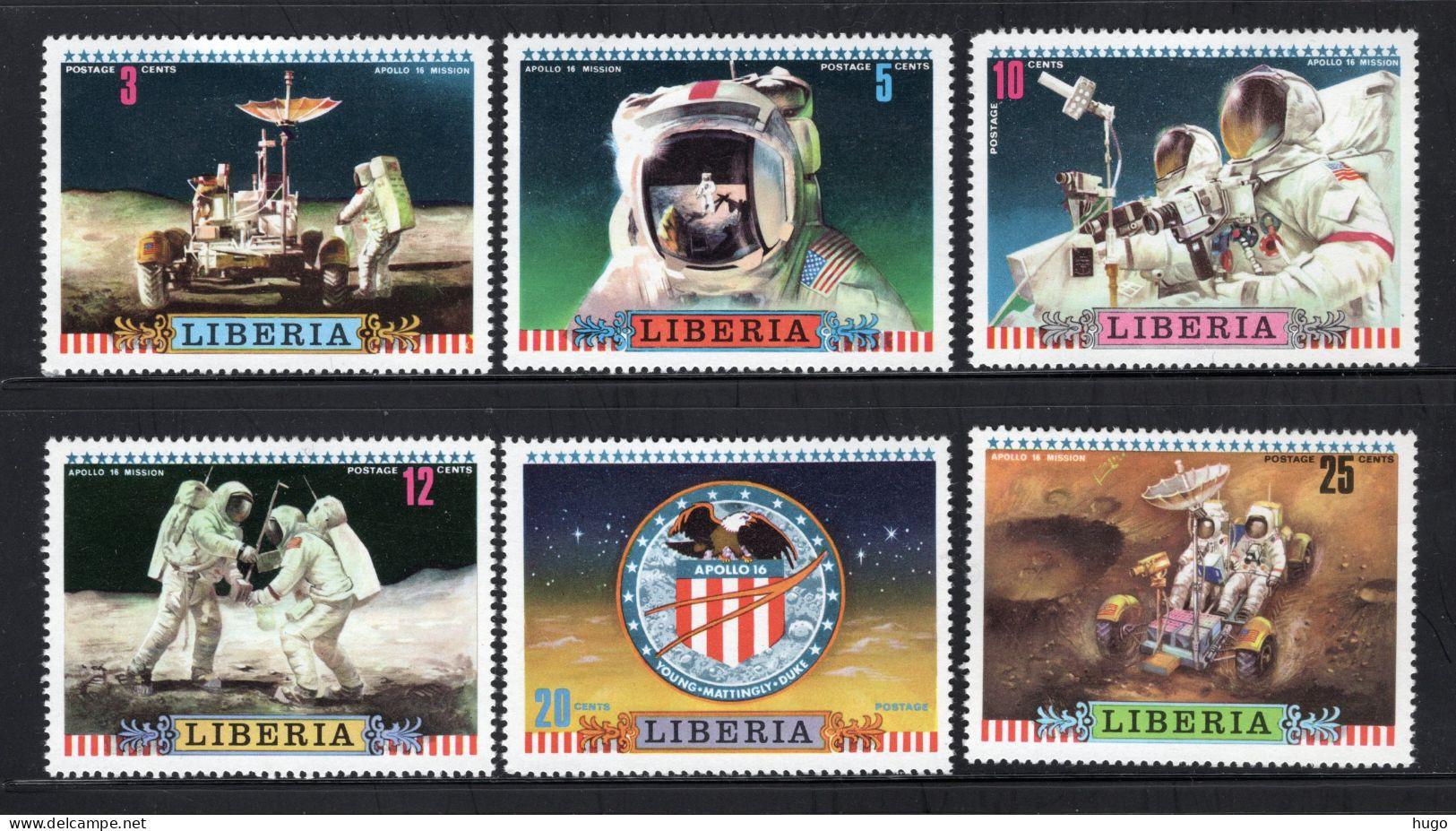 LIBERIA Yt. 570/575 MH 1972 - Liberia
