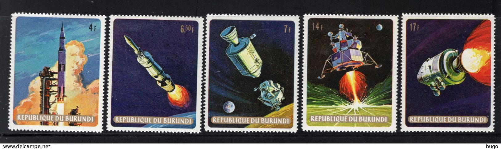 BURUNDI Yt. 337/341 MH 1969 - Used Stamps