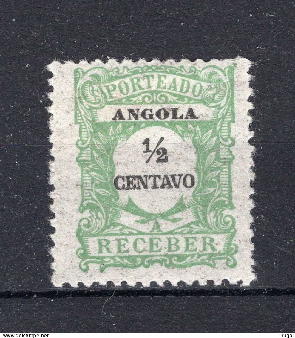 ANGOLA Yt. T21 MH Portzegel 1921 - Angola