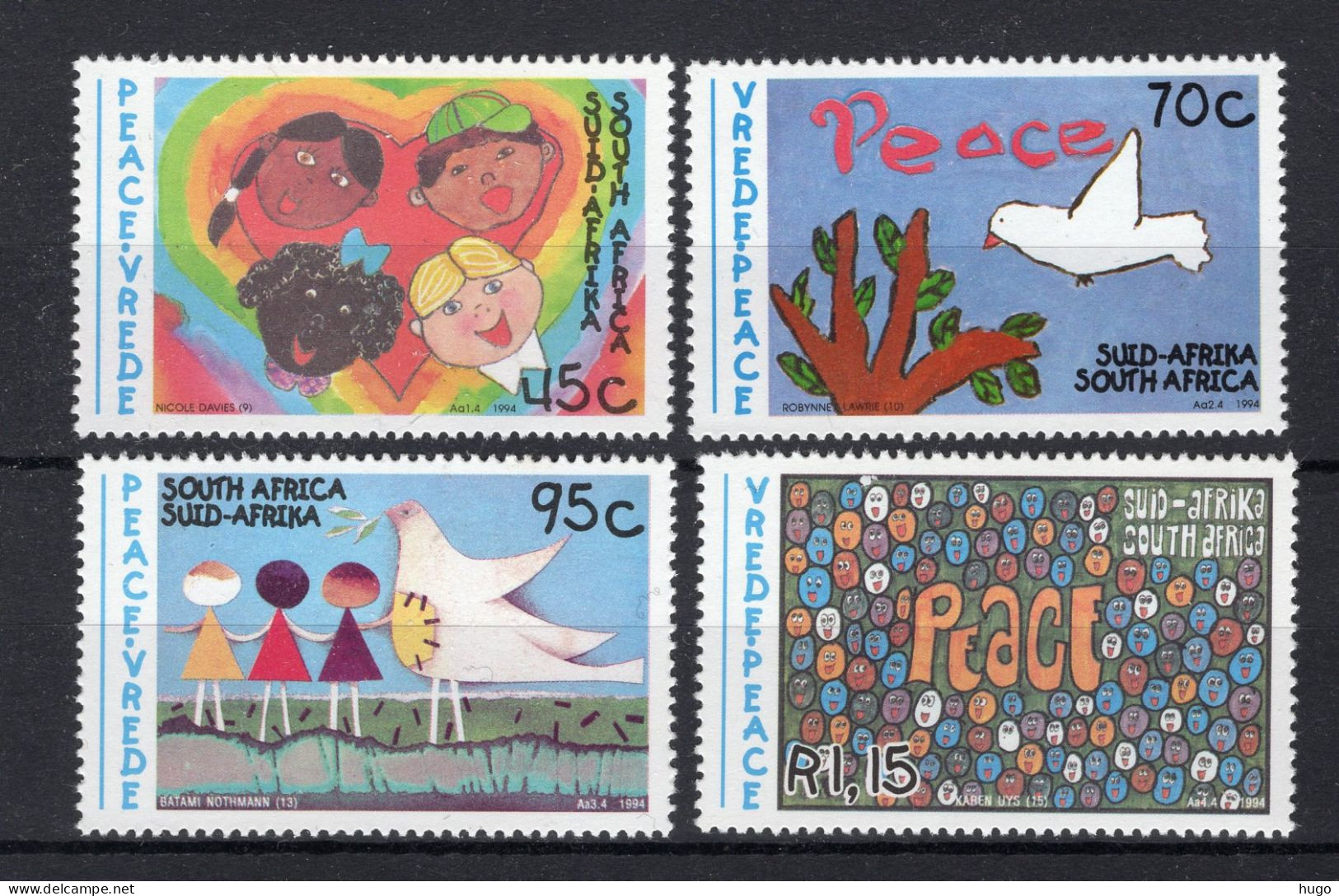 ZUID AFRIKA Yt. 844/847 MNH 1994 -3 - Unused Stamps
