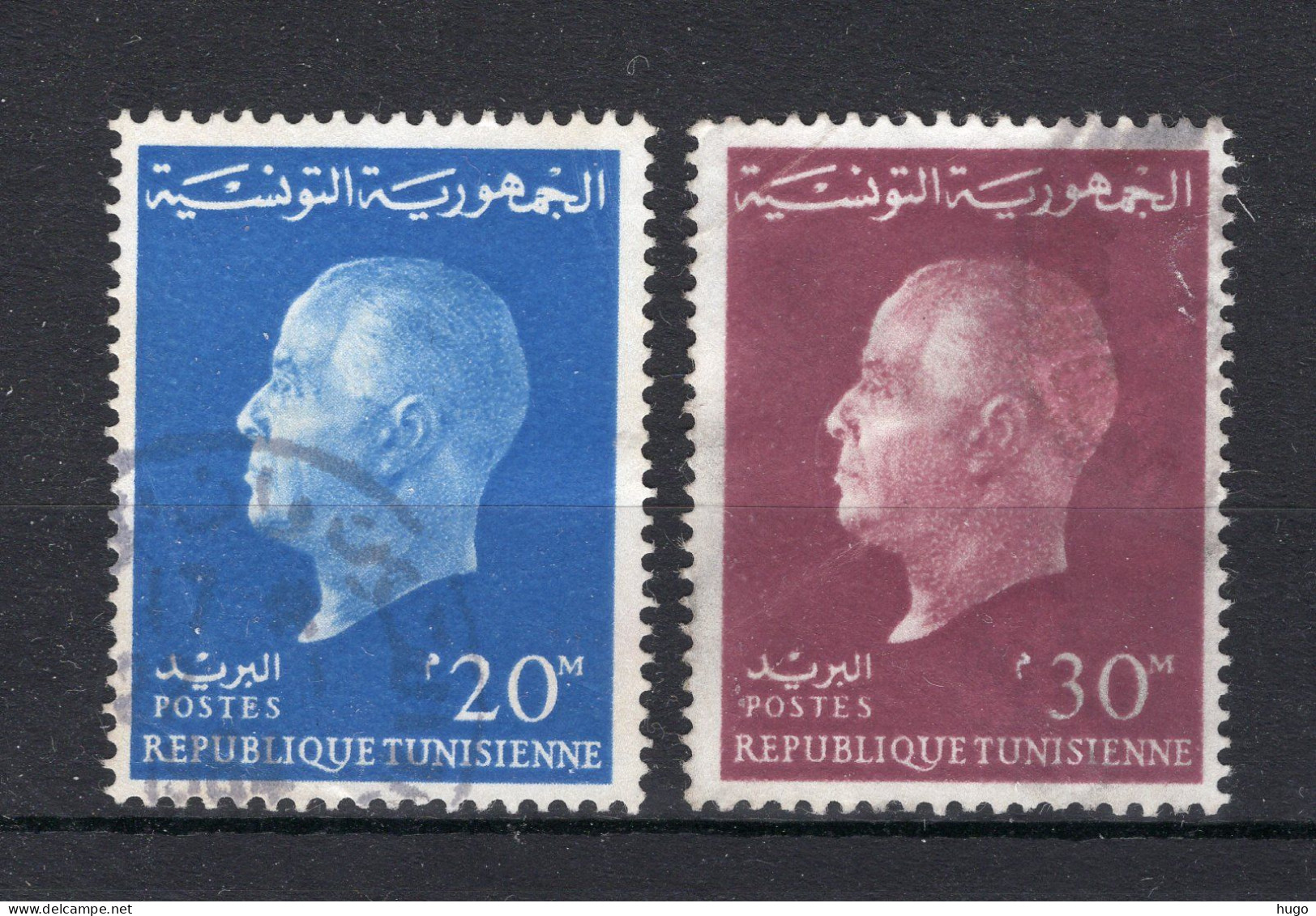 TUNESIE REP. Yt. 569/570° Gestempeld 1962 - Tunisia (1956-...)