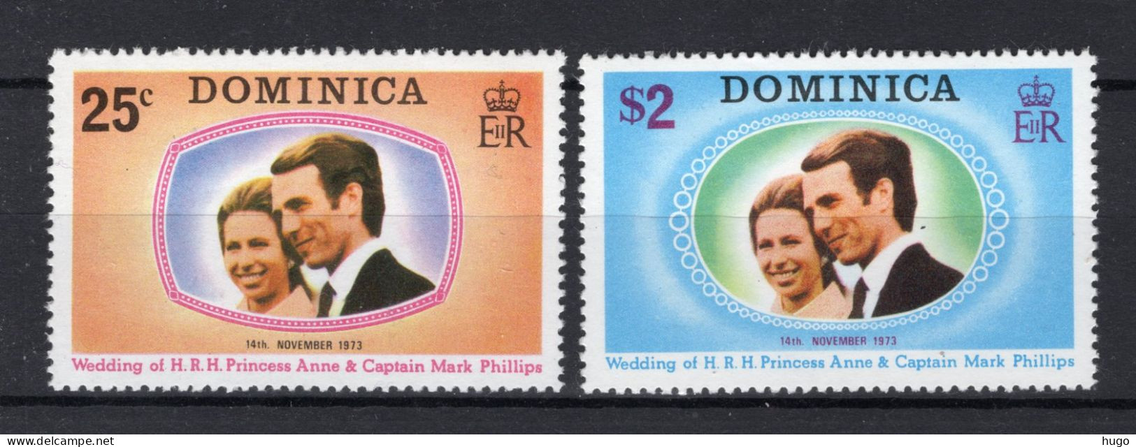DOMINICA Yt. 366/367 MNH 1973 - Dominica (...-1978)