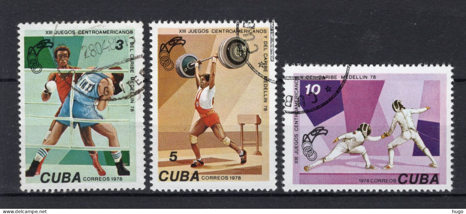 CUBA Yt. 2063/2065° Gestempeld 1978 - Oblitérés