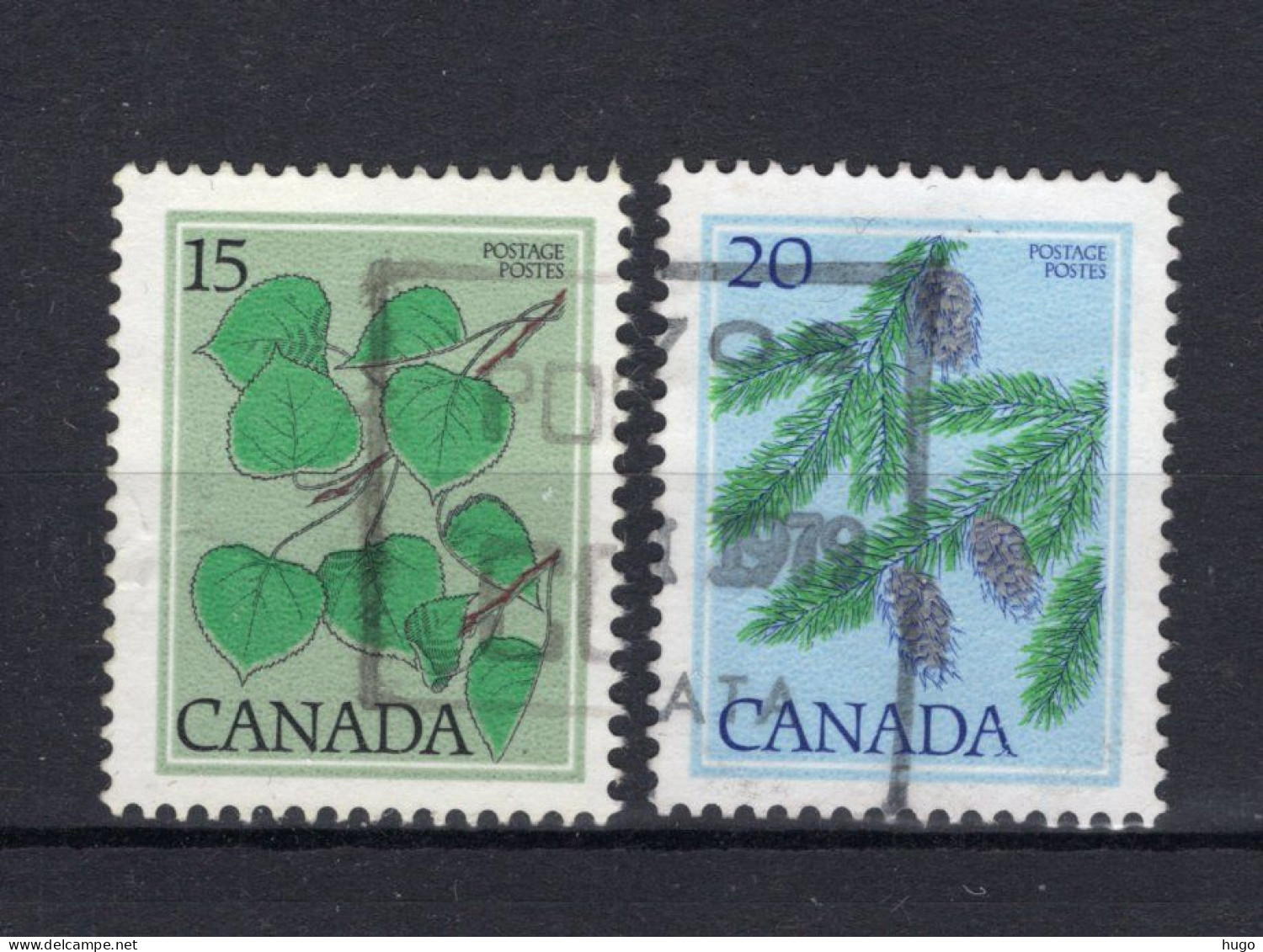 CANADA Yt. 637/638° Gestempeld 1977 - Usados