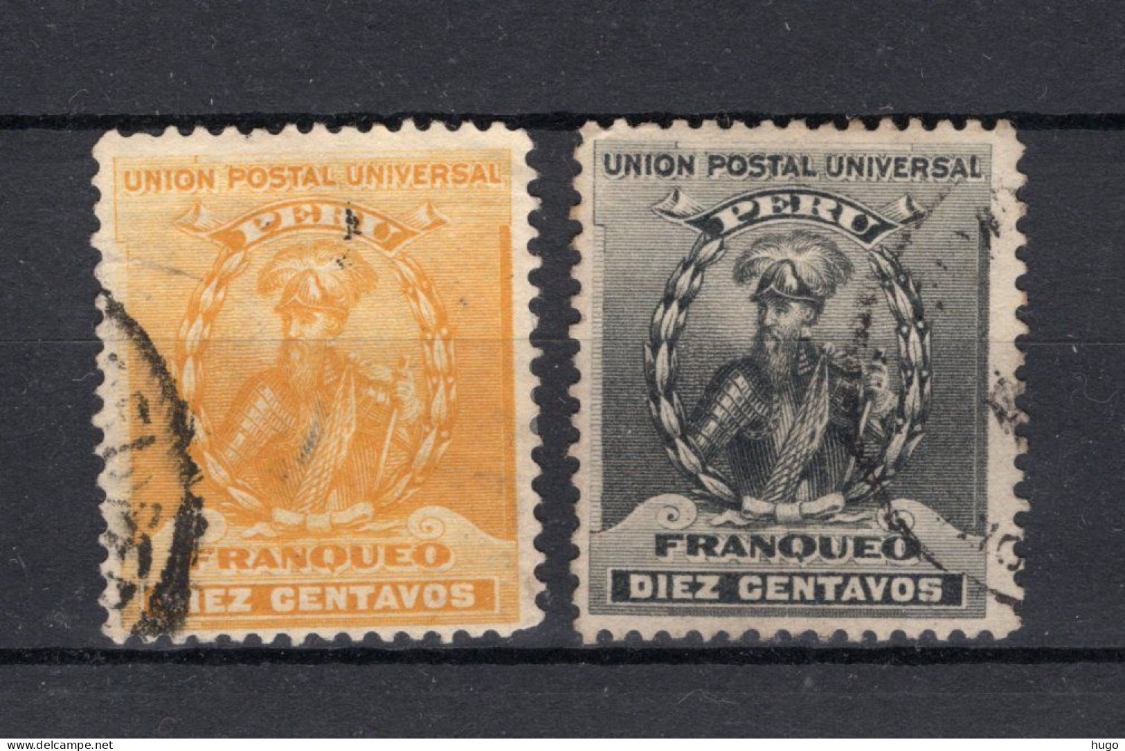 PERU Yt. 113/114° Gestempeld 1896-1899 - Pérou