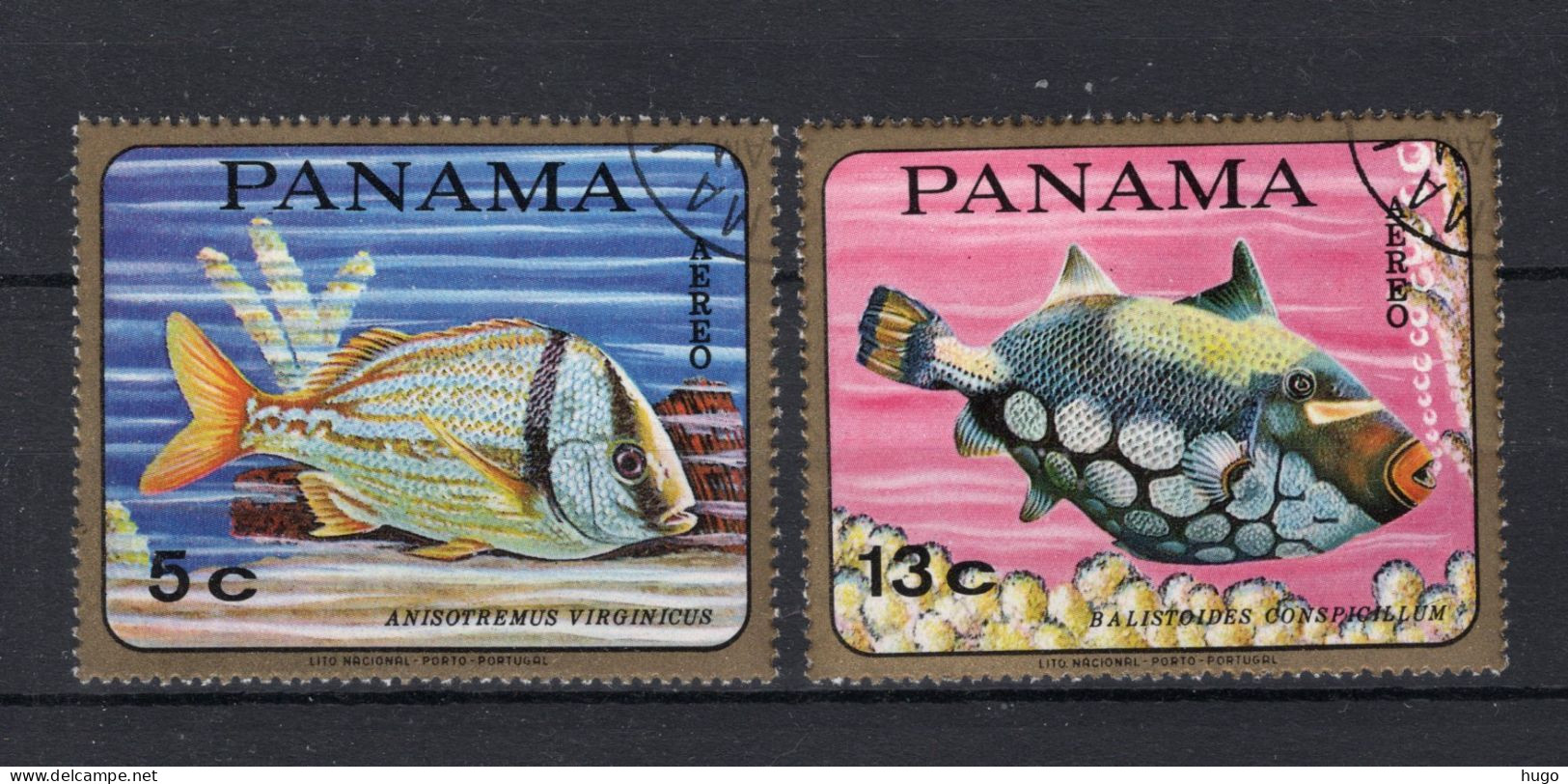 PANAMA Yt. PA450/451° Gestempeld Luchtpost 1968 - Panamá