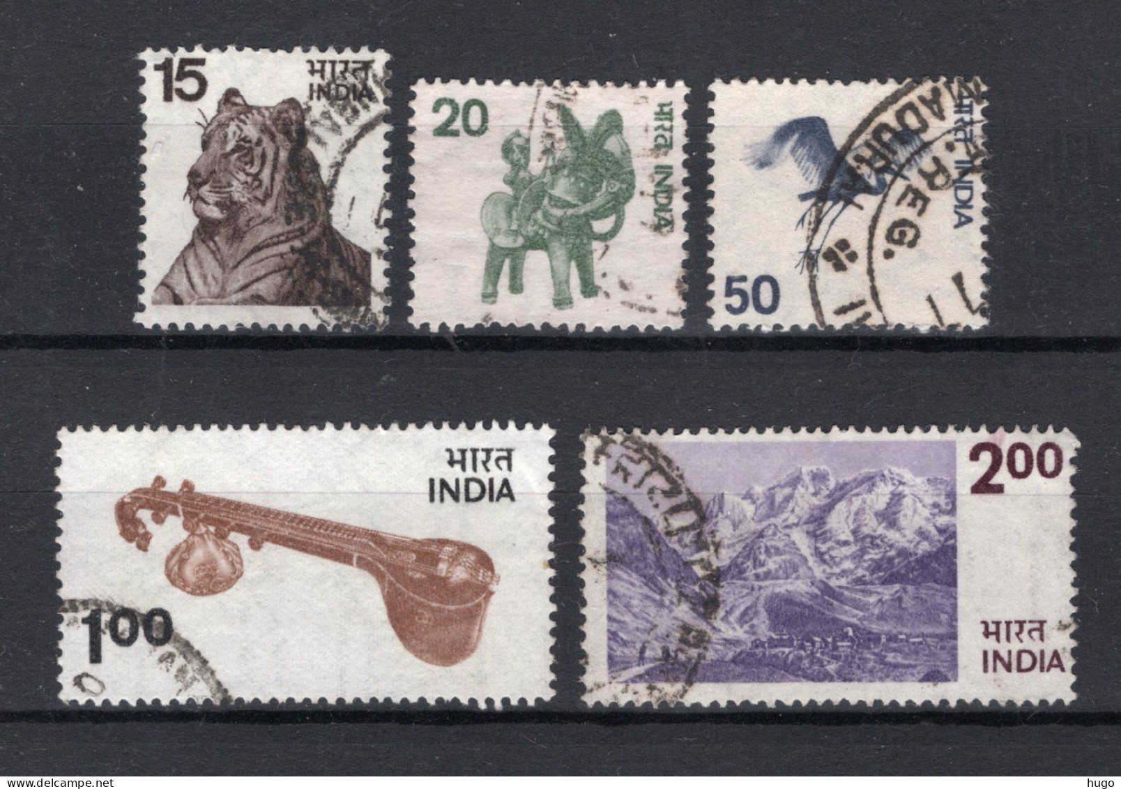 INDIA Yt. 444/448° Gestempeld 1975 - Used Stamps