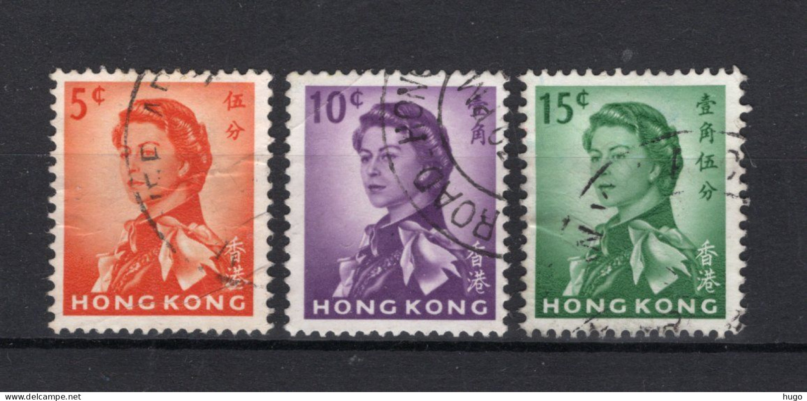 HONG KONG Yt. 194/196° Gestempeld 1962-1967 - Usati