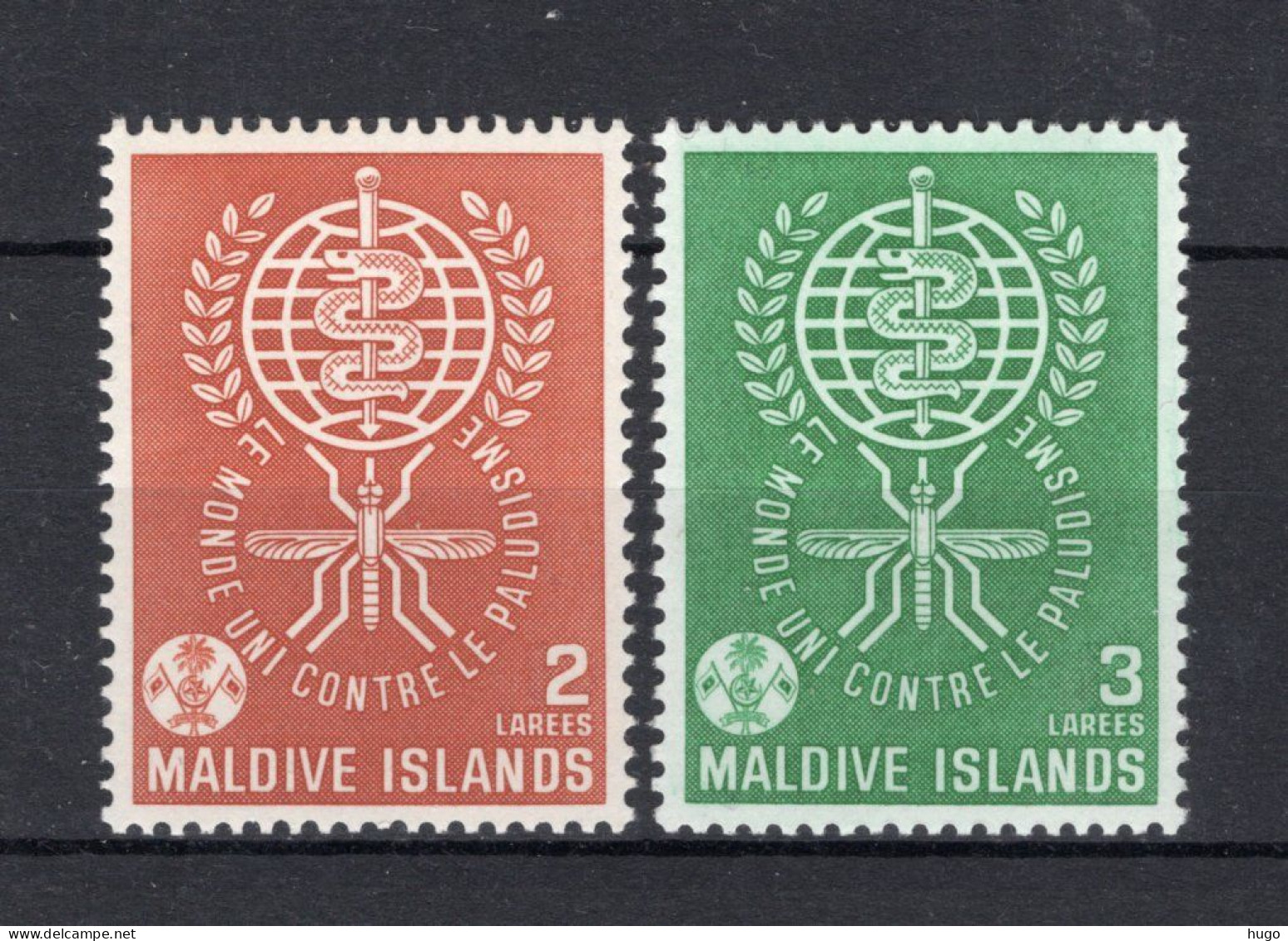 MALDIVE ISLANDS Yt. 87/88 MNH 1962 - Maldivas (...-1965)