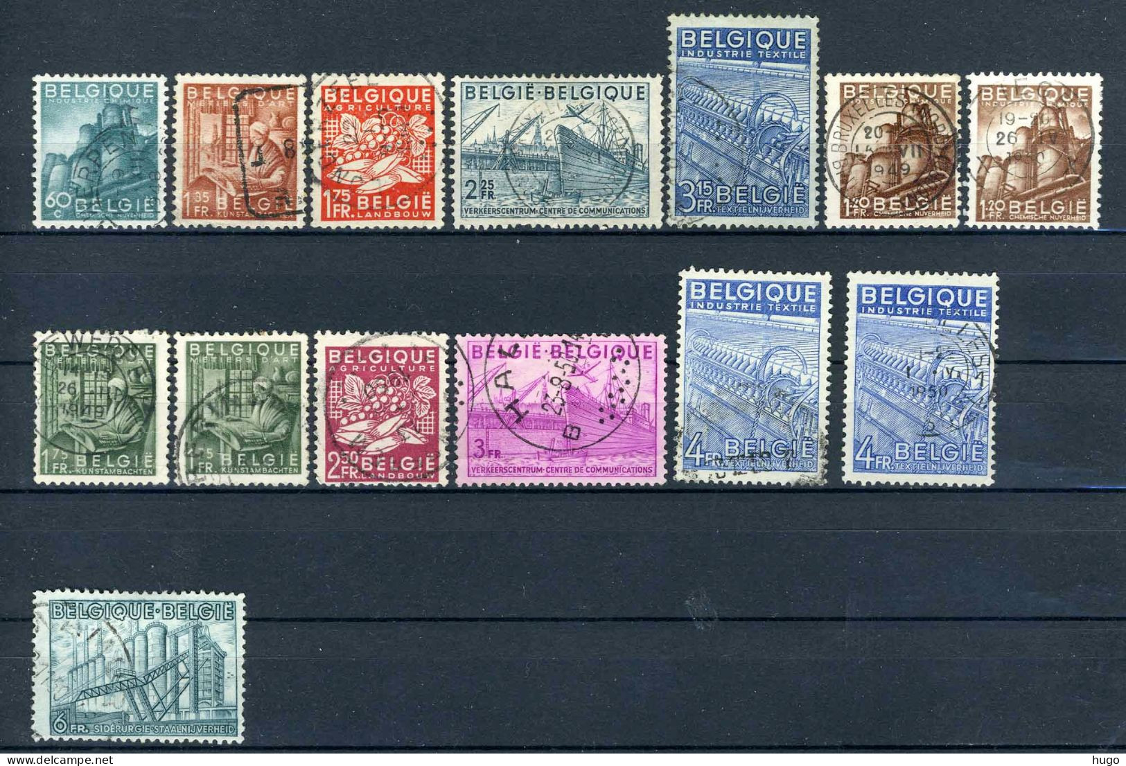 (B) Jaar 1948 Gestempeld (761-772) -6 - Used Stamps