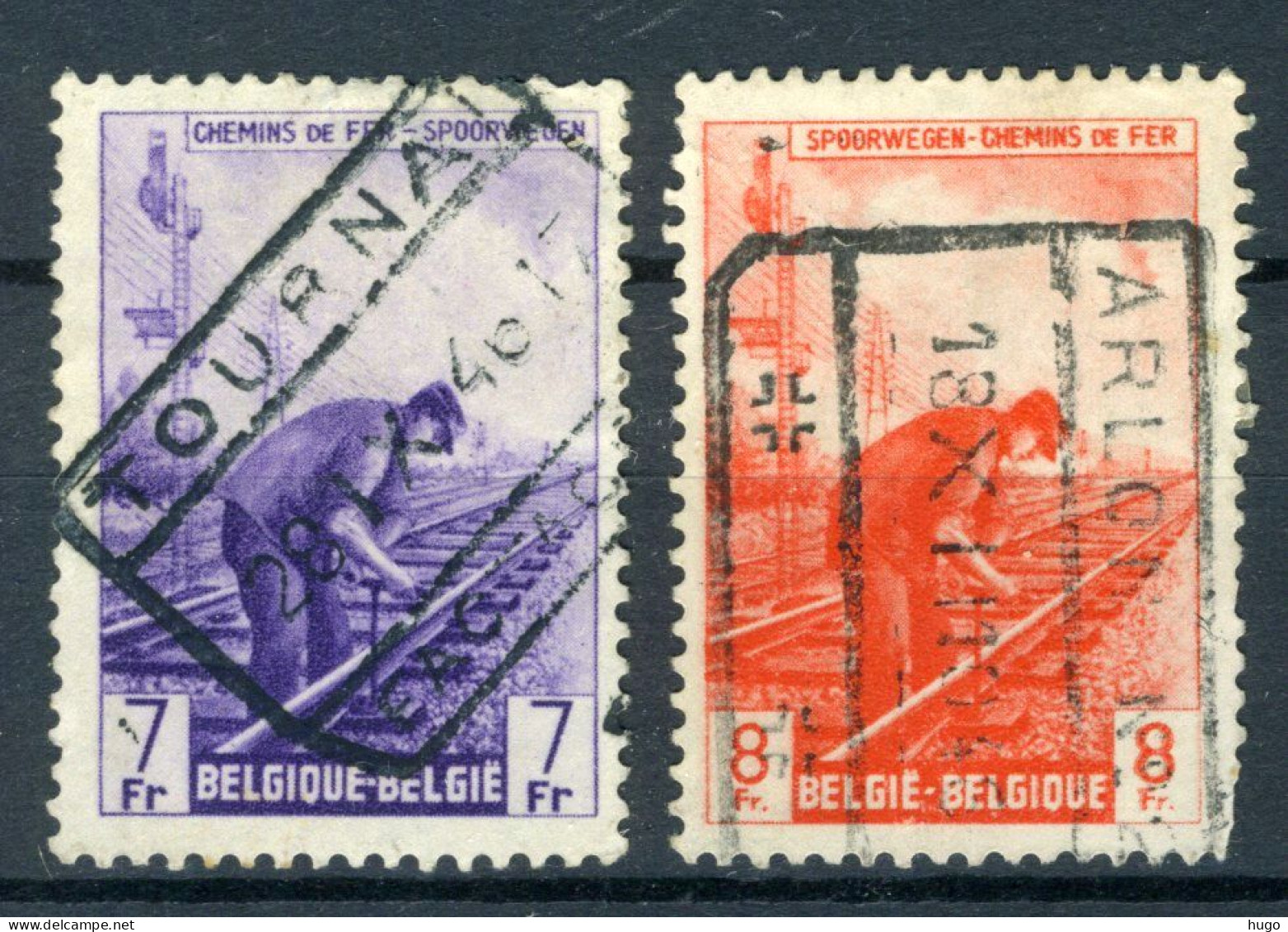 (B) TR279/280 Gestempeld 1945 - Verschillende Ambachten - 1 - Usati