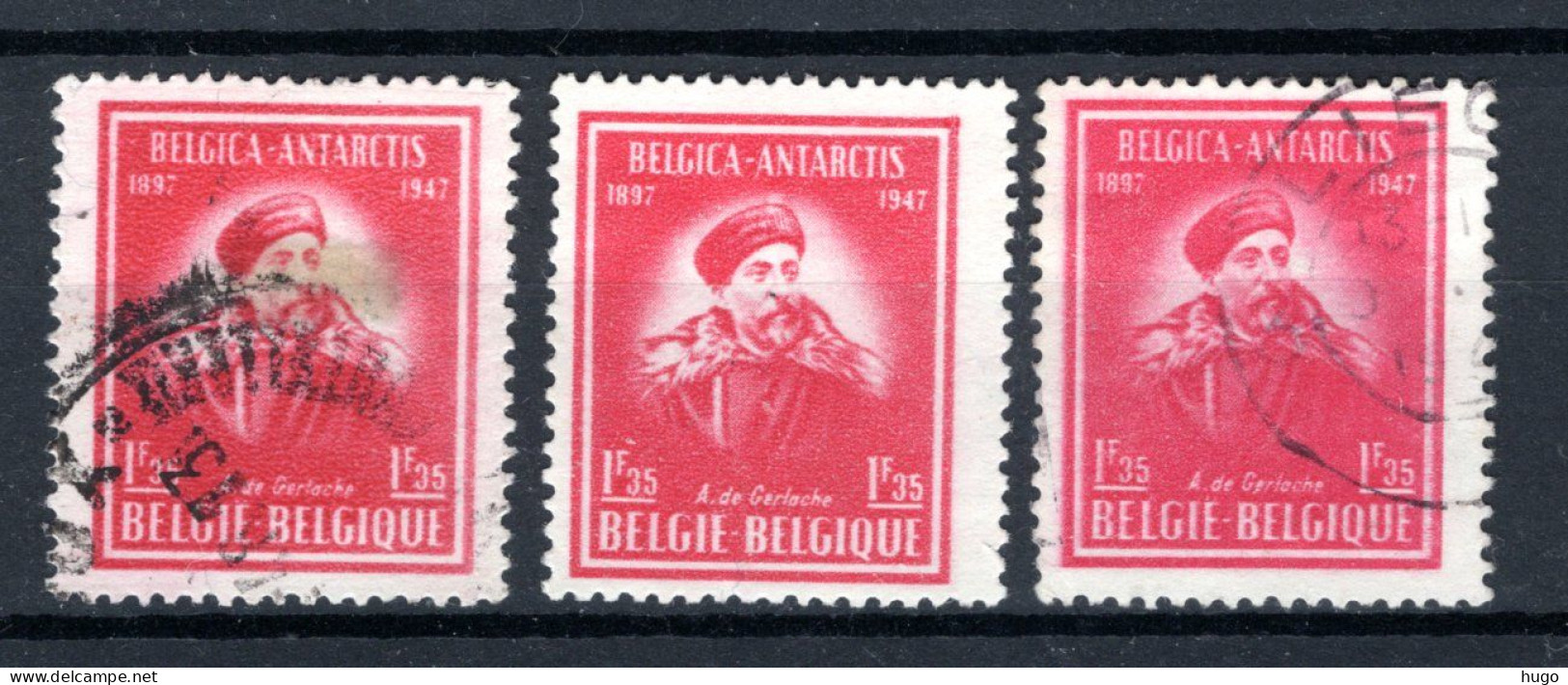 749° Gestempeld 1947 - 50e Verjaardag Van De Zuidpoolexpeditie Van De Belgica - Used Stamps