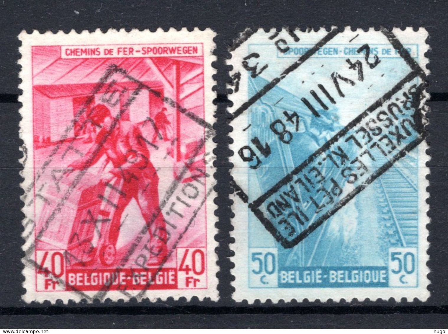 TR286/287° Gestempeld 1945-1946 - Verschillende Ambachten - Oblitérés