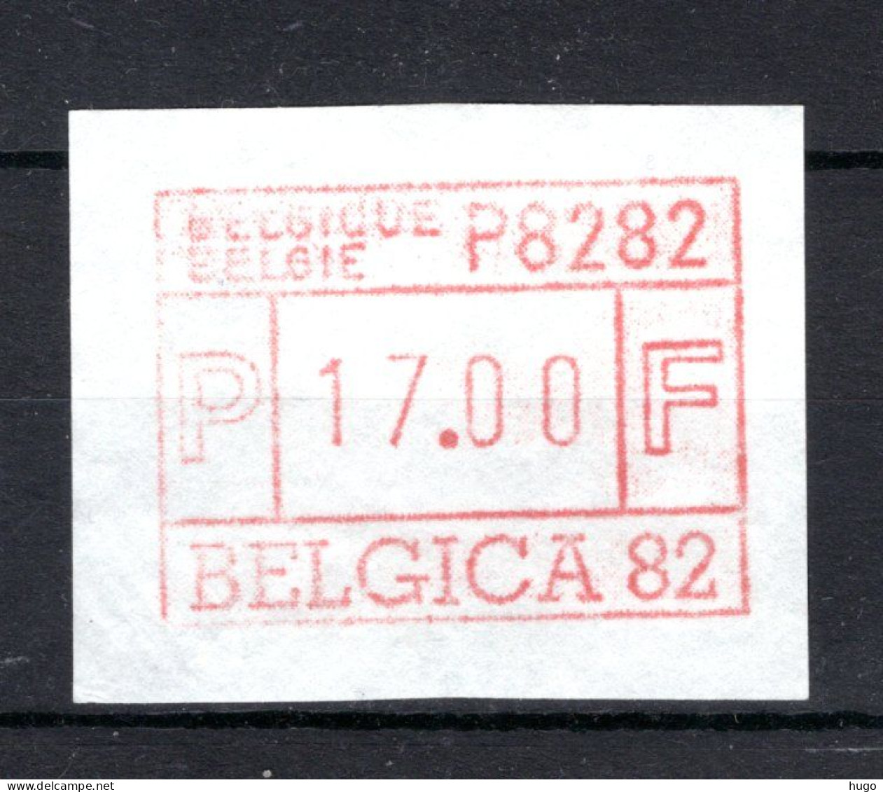 ATM 6A MNH**  1982 - Belgica 82 17 Fr. -1 - Postfris