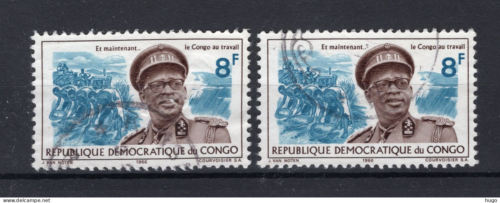 CONGO 620° Gestempeld 1966 - Usati