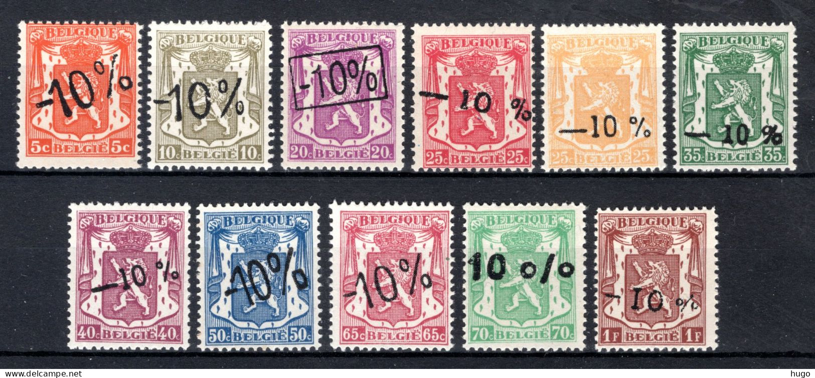 724d/724n MNH** 1946 - Klein Staatswapen - 1946 -10%