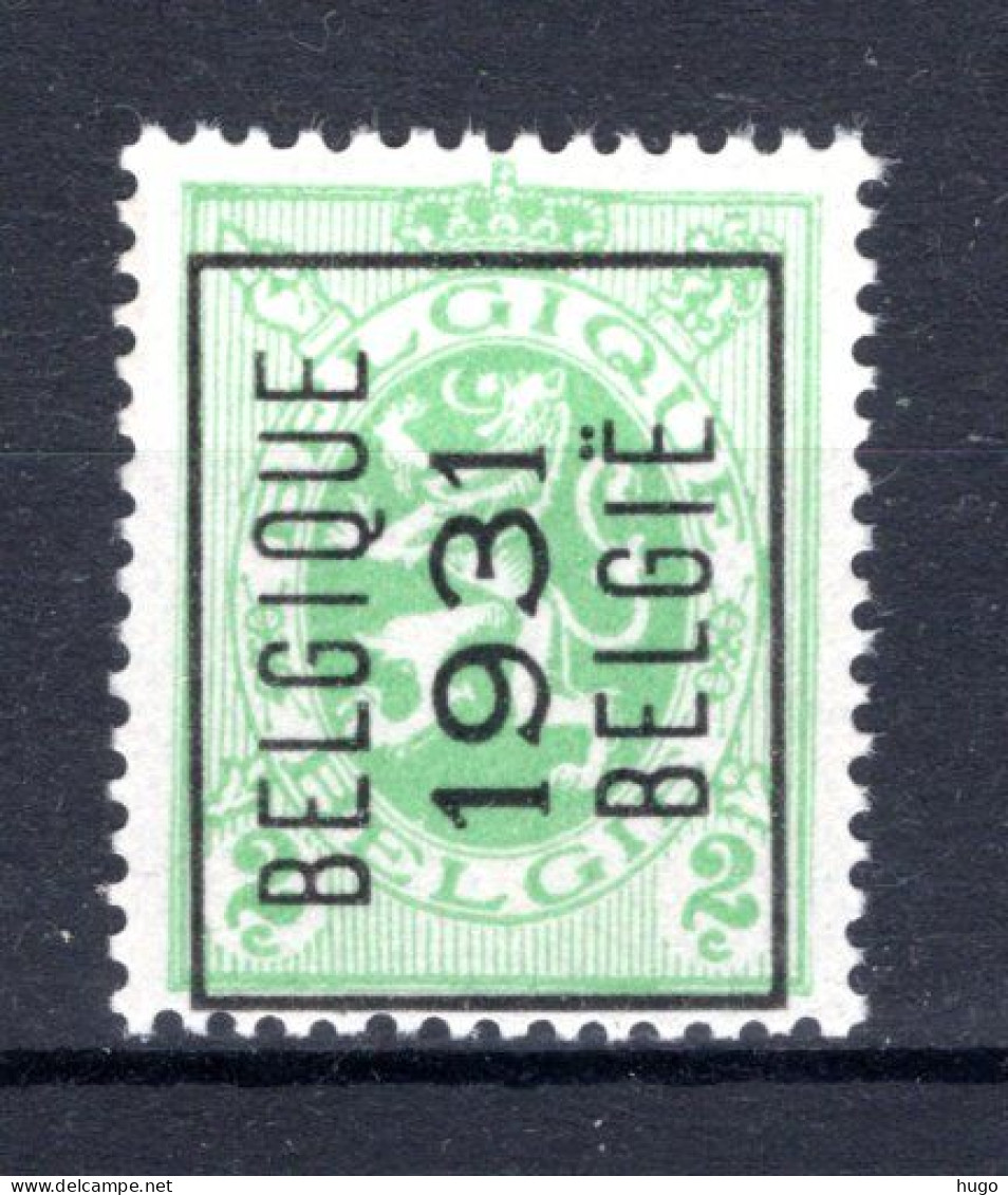 PRE245A MNH** 1931 - BELGIQUE 1931 BELGIE - Sobreimpresos 1929-37 (Leon Heraldico)