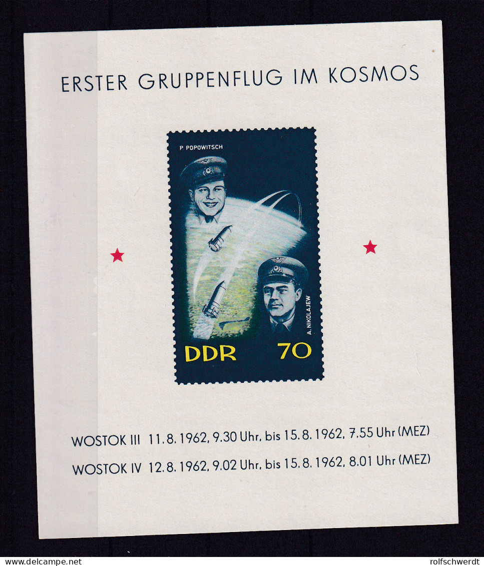 Erster Gruppenflug Der Raumschiffe Wostok 3 Und Wostok 4, Block ** - Other & Unclassified