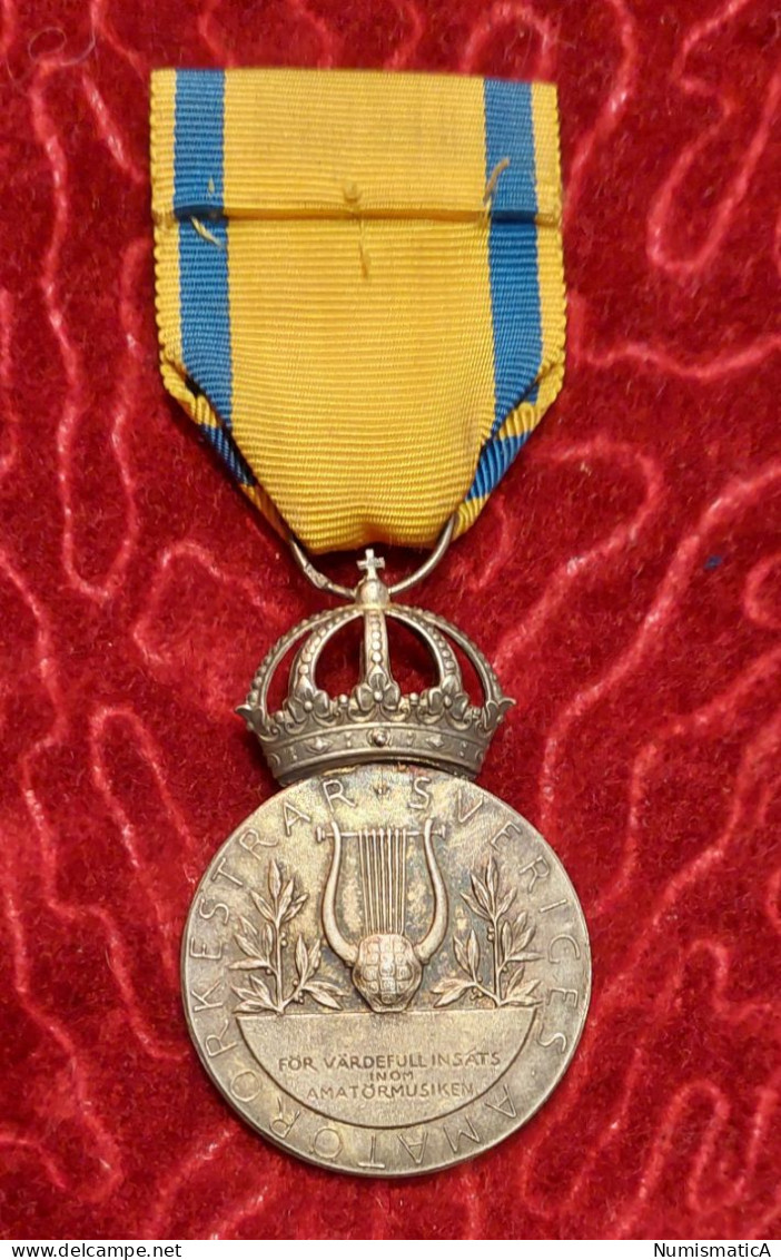 Silver Medal For Merit With Crown- Sweden - Sonstige & Ohne Zuordnung