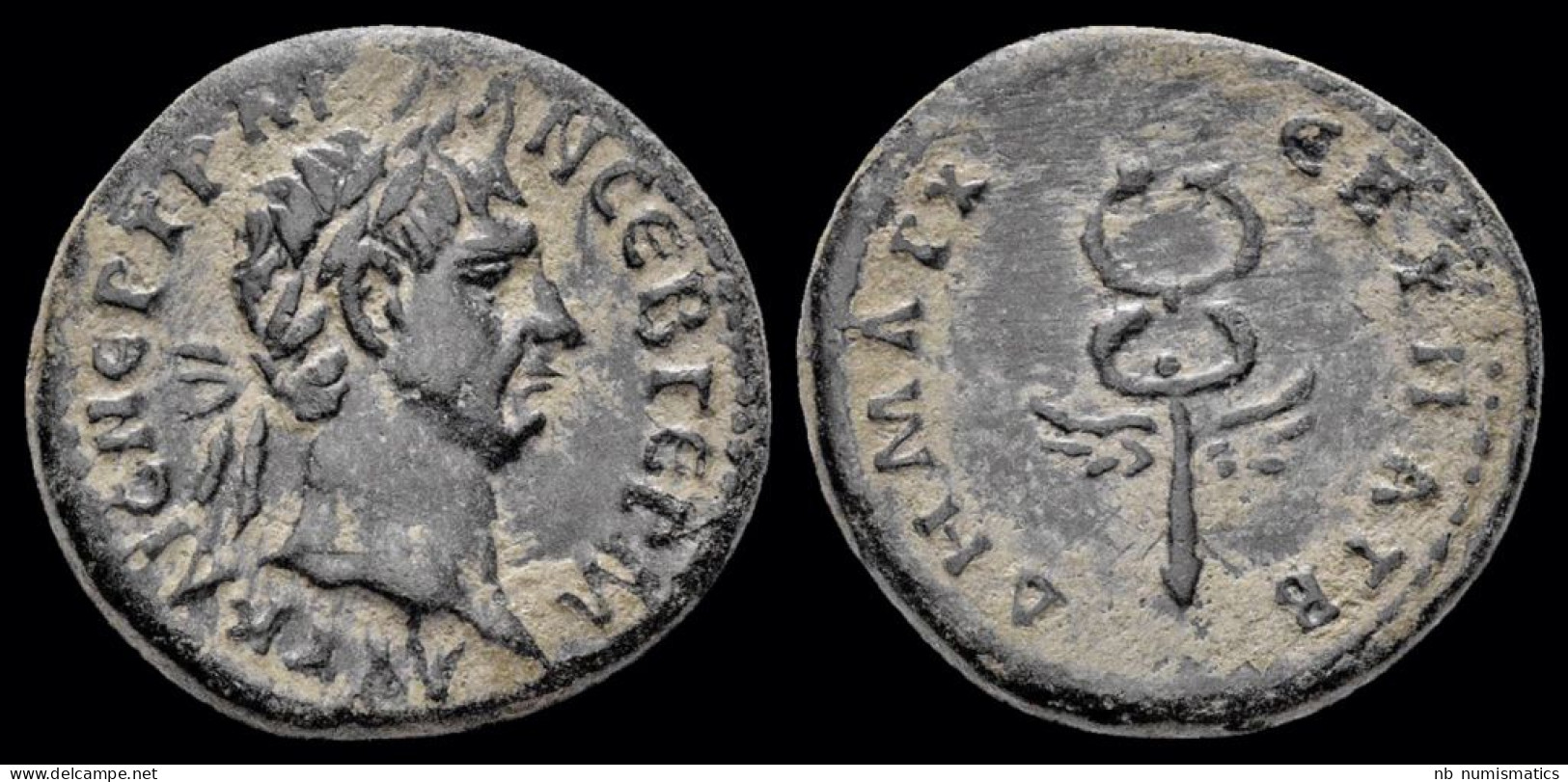 Seleucis And Pieria Antioch Trajan AE Semis Winged Caduceus - Province