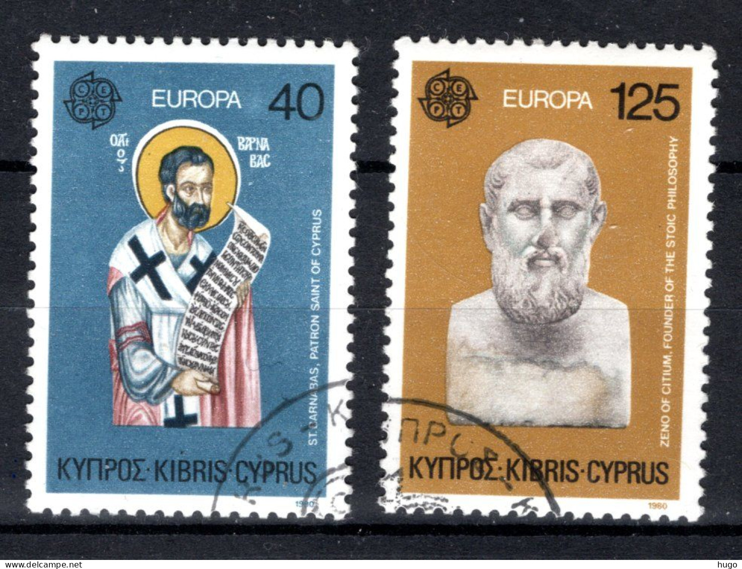 Cyprus CEPT 520/521° Gestempeld 1980 - 1981